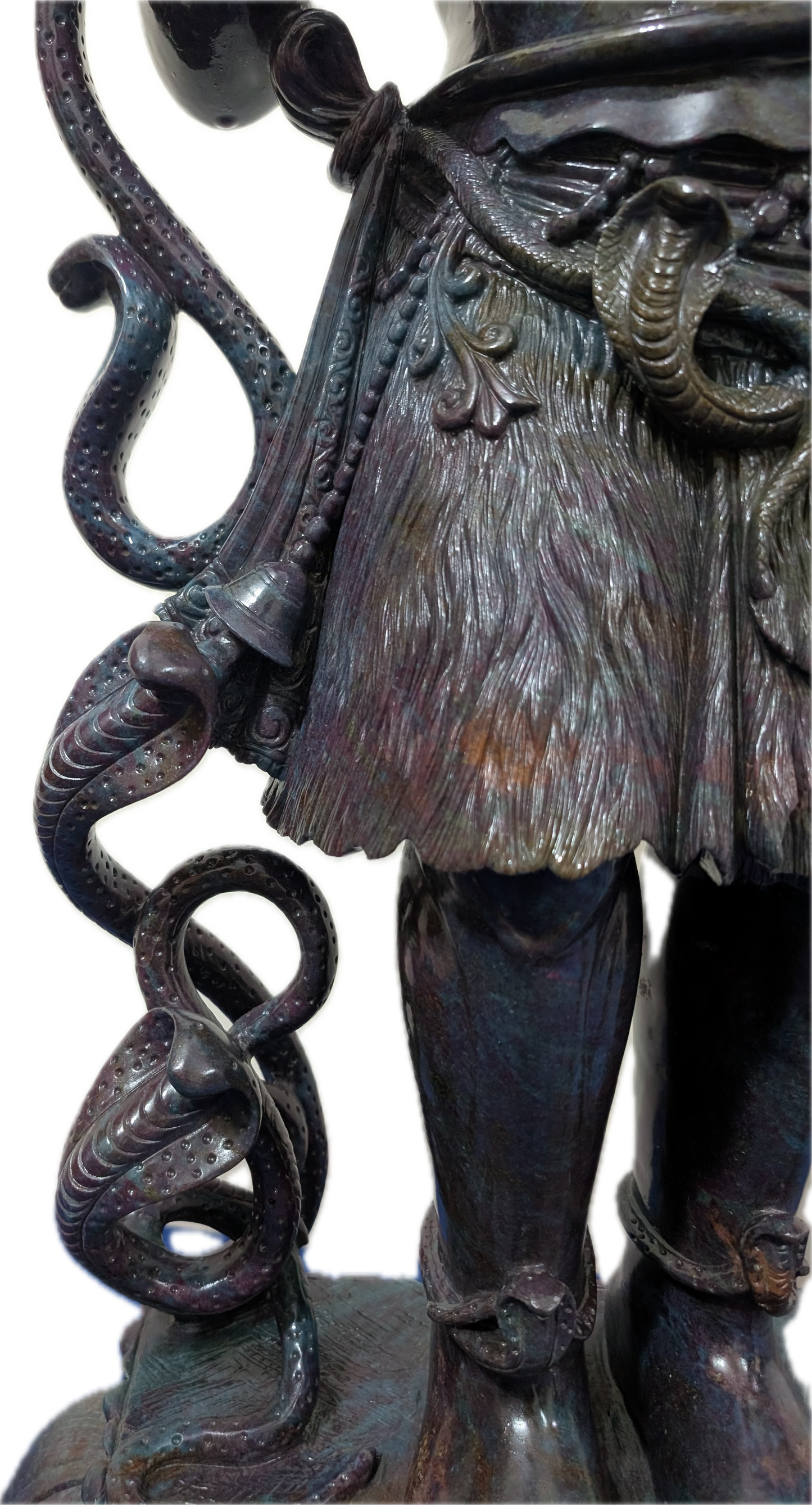 Monumental 4-Foot Ruby Kyanite Shiva Sculpture — 180 kg