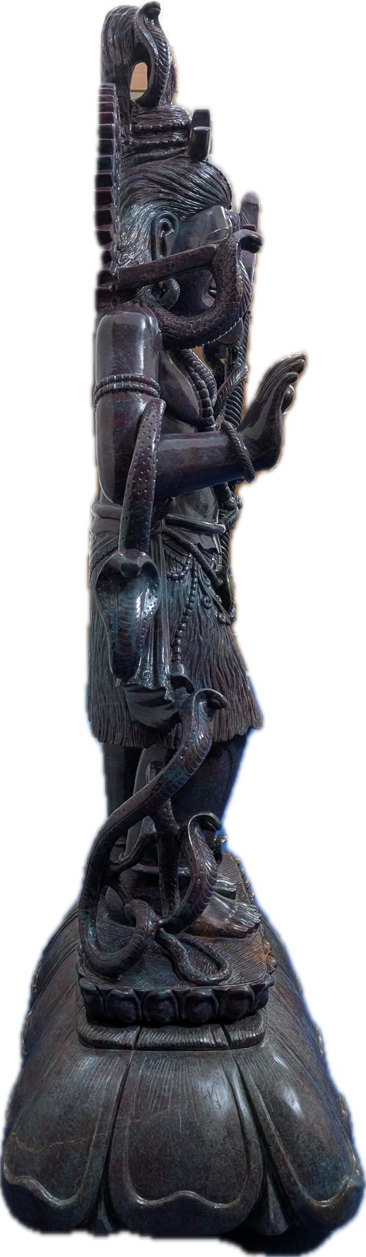 Monumental 4-Foot Ruby Kyanite Shiva Sculpture — 180 kg