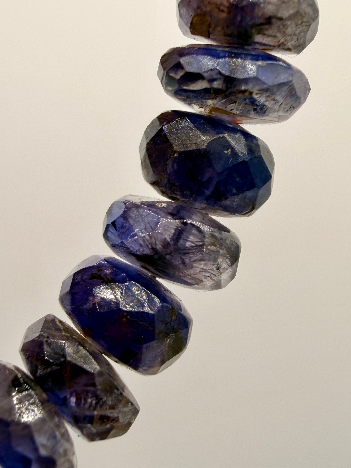Iolite Gemstone Necklace