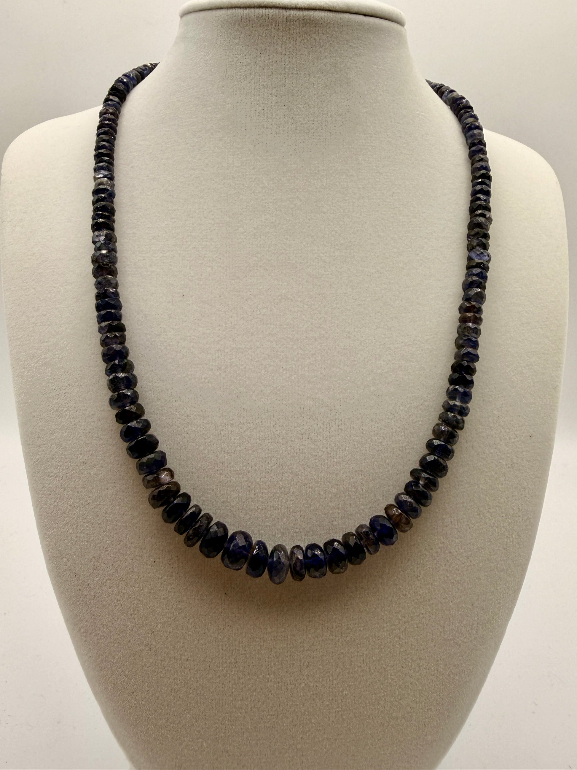 Iolite Gemstone Necklace