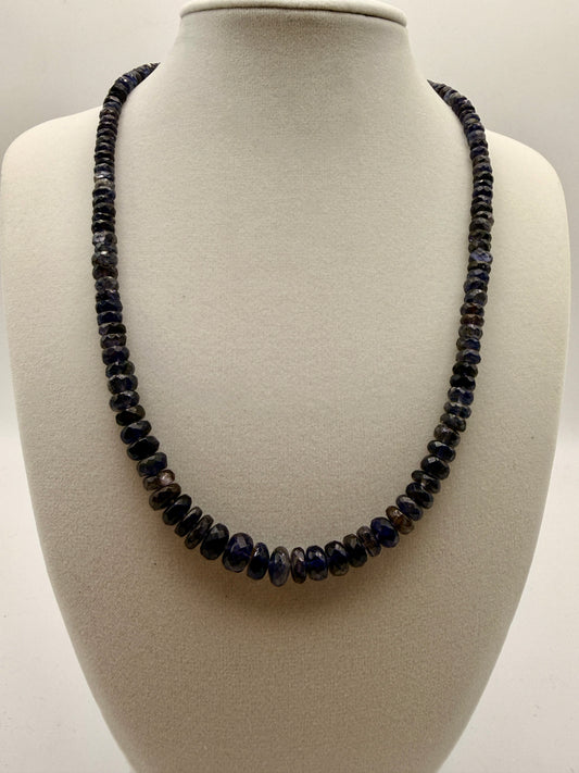 Iolite Gemstone Necklace