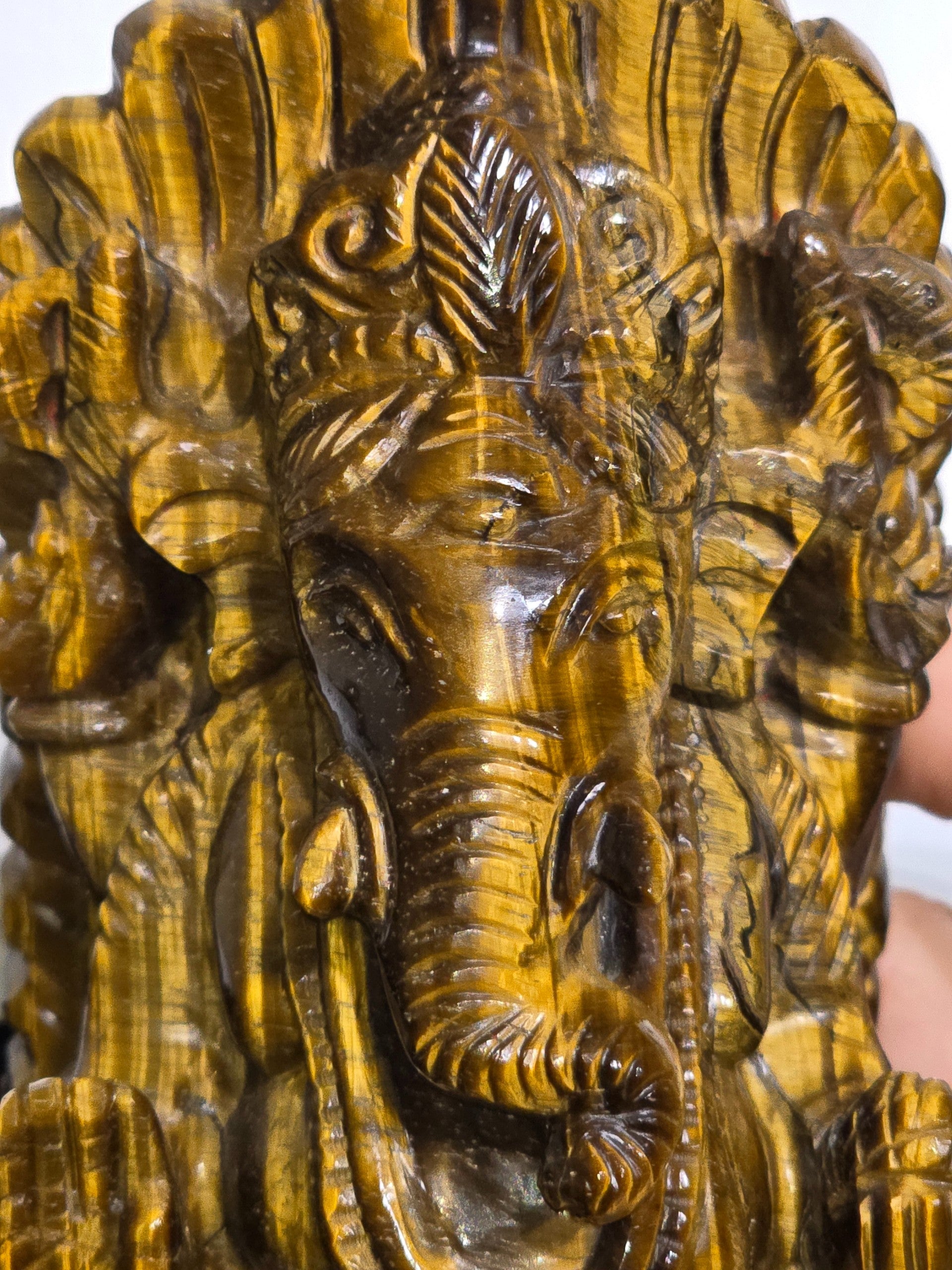 Tiger eye Ganesha Altar