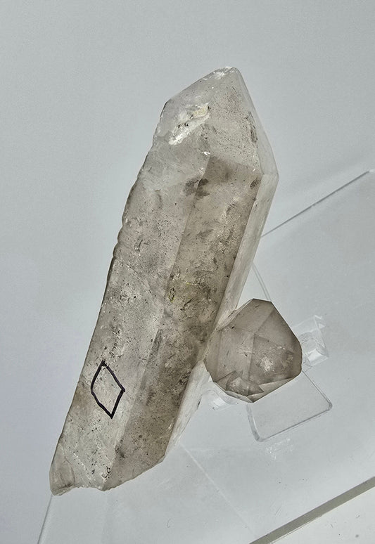 Enhydro Black Phantom skeletal Double Terminated Crystal Tibetan quartz Wands