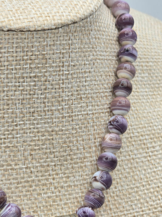Wampum Shell Beaded Necklace