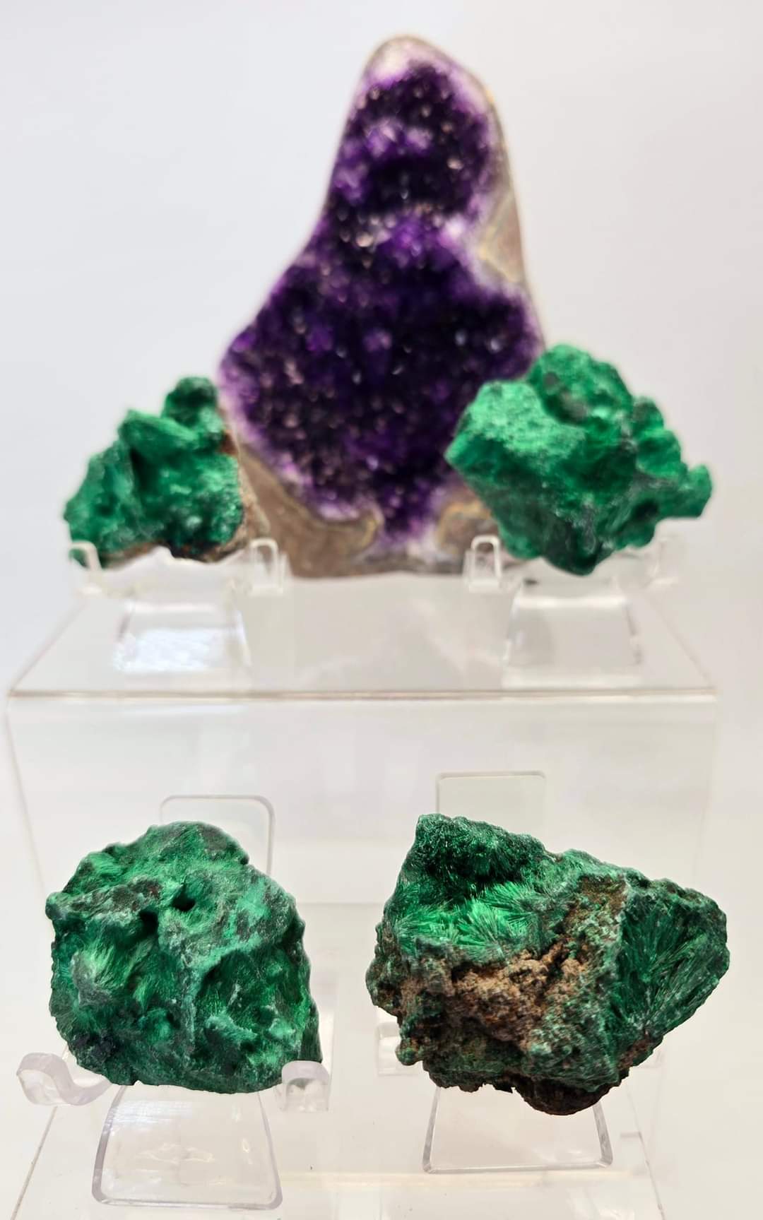 Malachite Fibrous Specimens