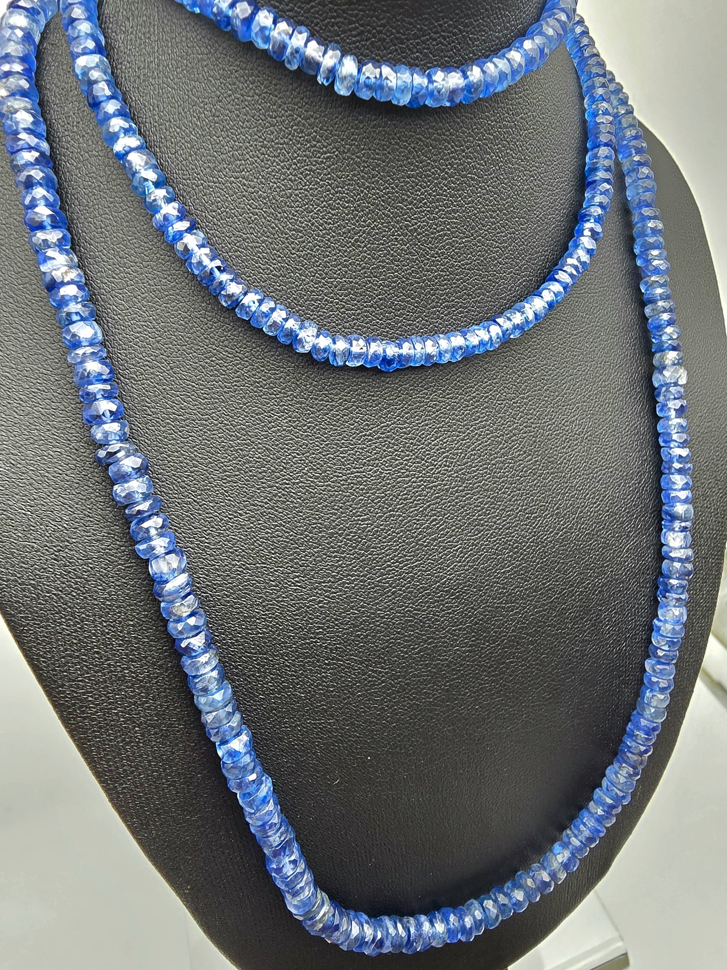 Kyanite Blue Faceted Necklace