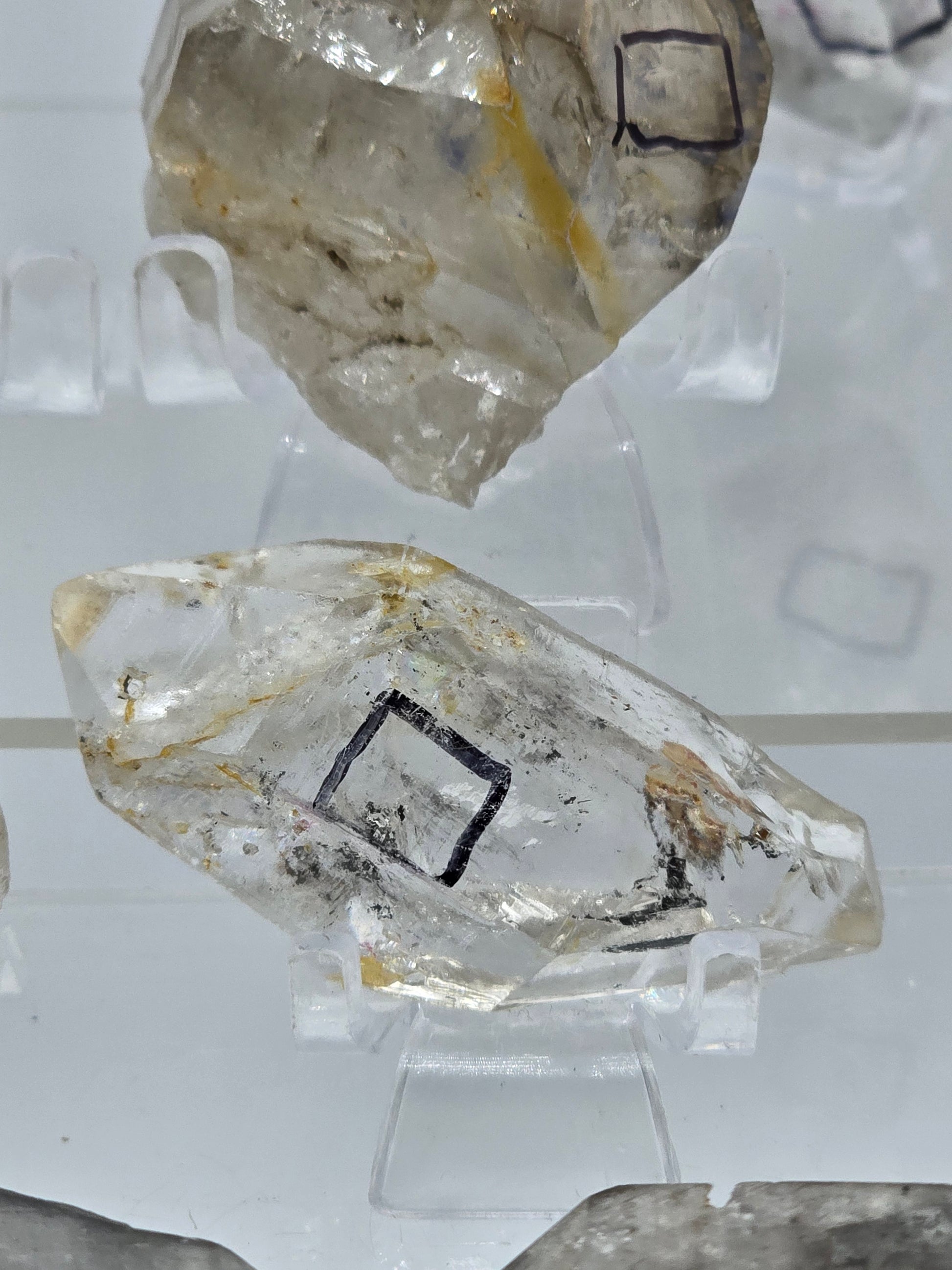 Enhydro Tibetan Himalayan Black Phantom Double Terminated Crystals
