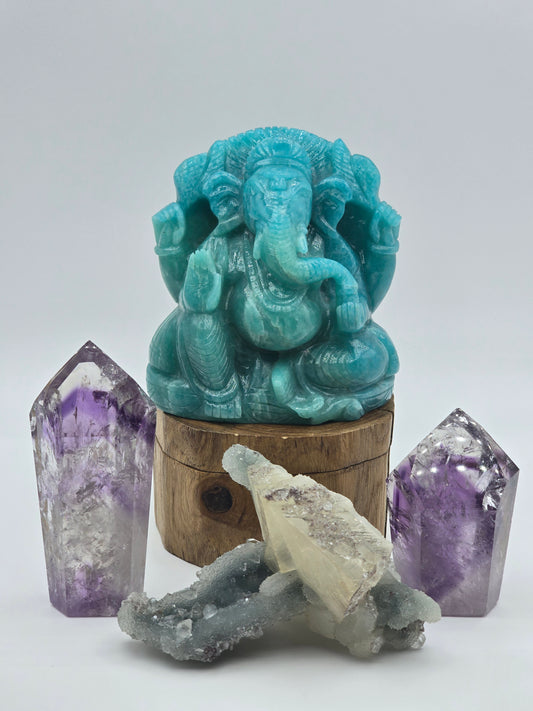 Amazonite Ganesha Altar