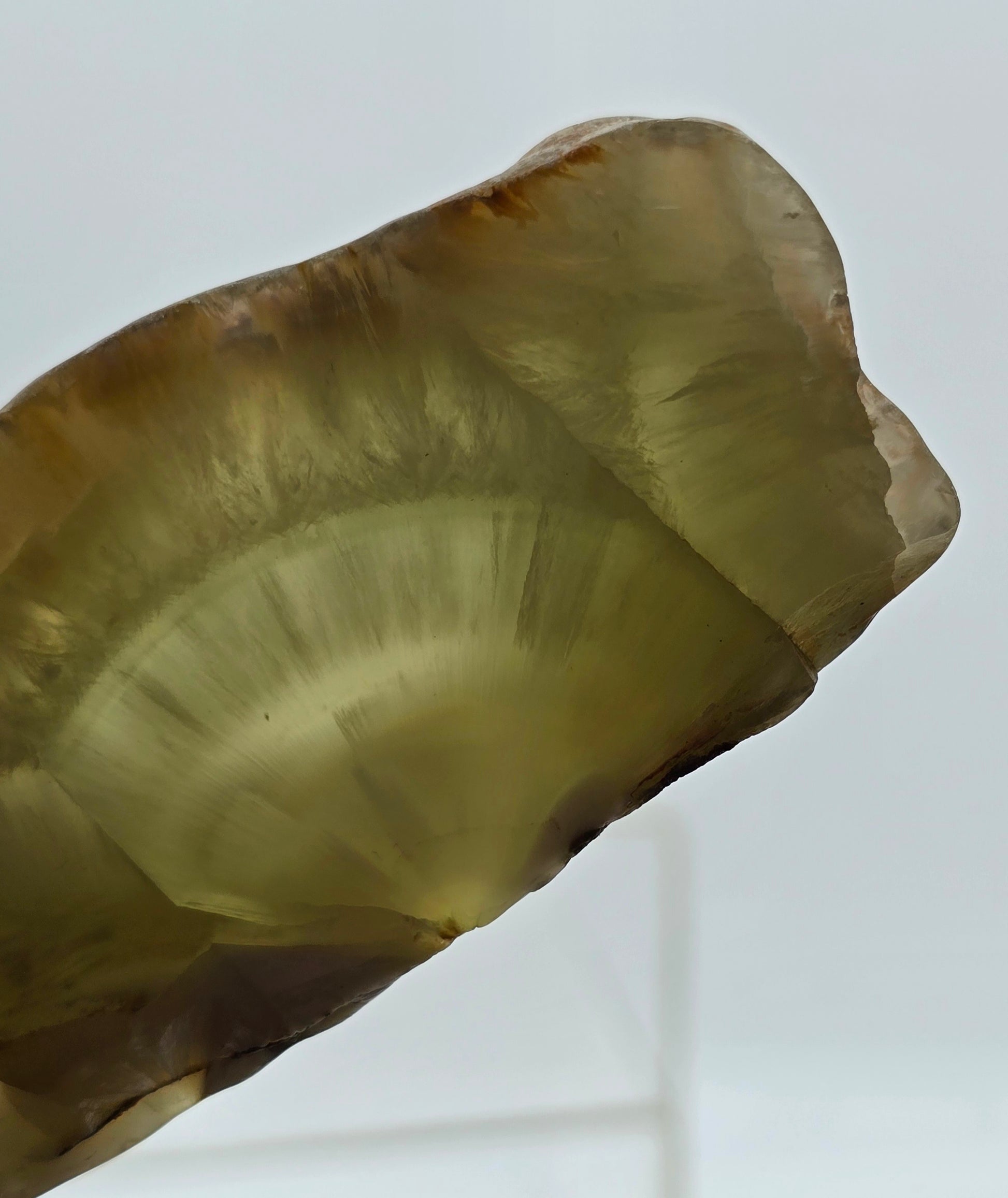 Natrolite & prehnite crystalized slab