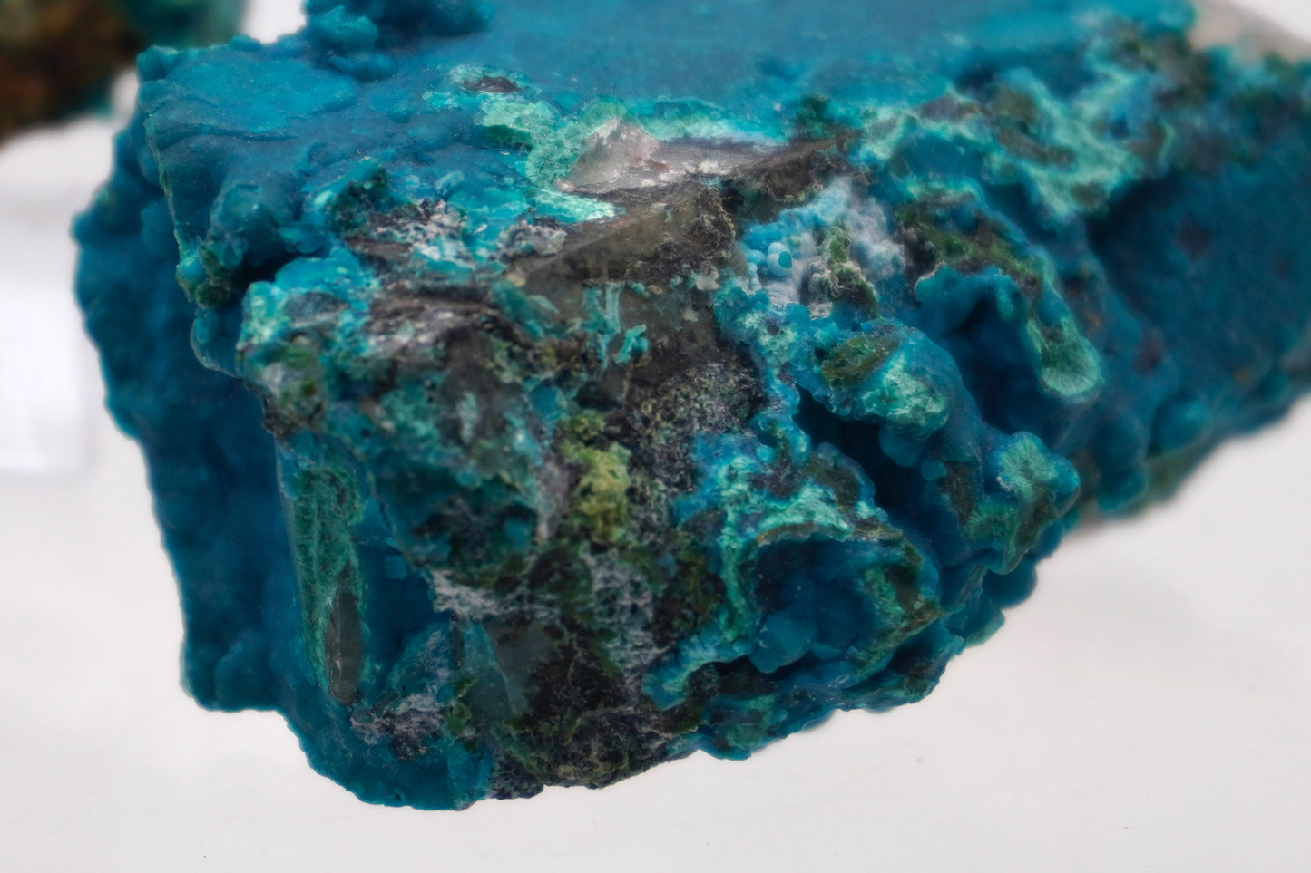 Tentadora Quartz Crystal with Chrysocolla & Malachite specimens