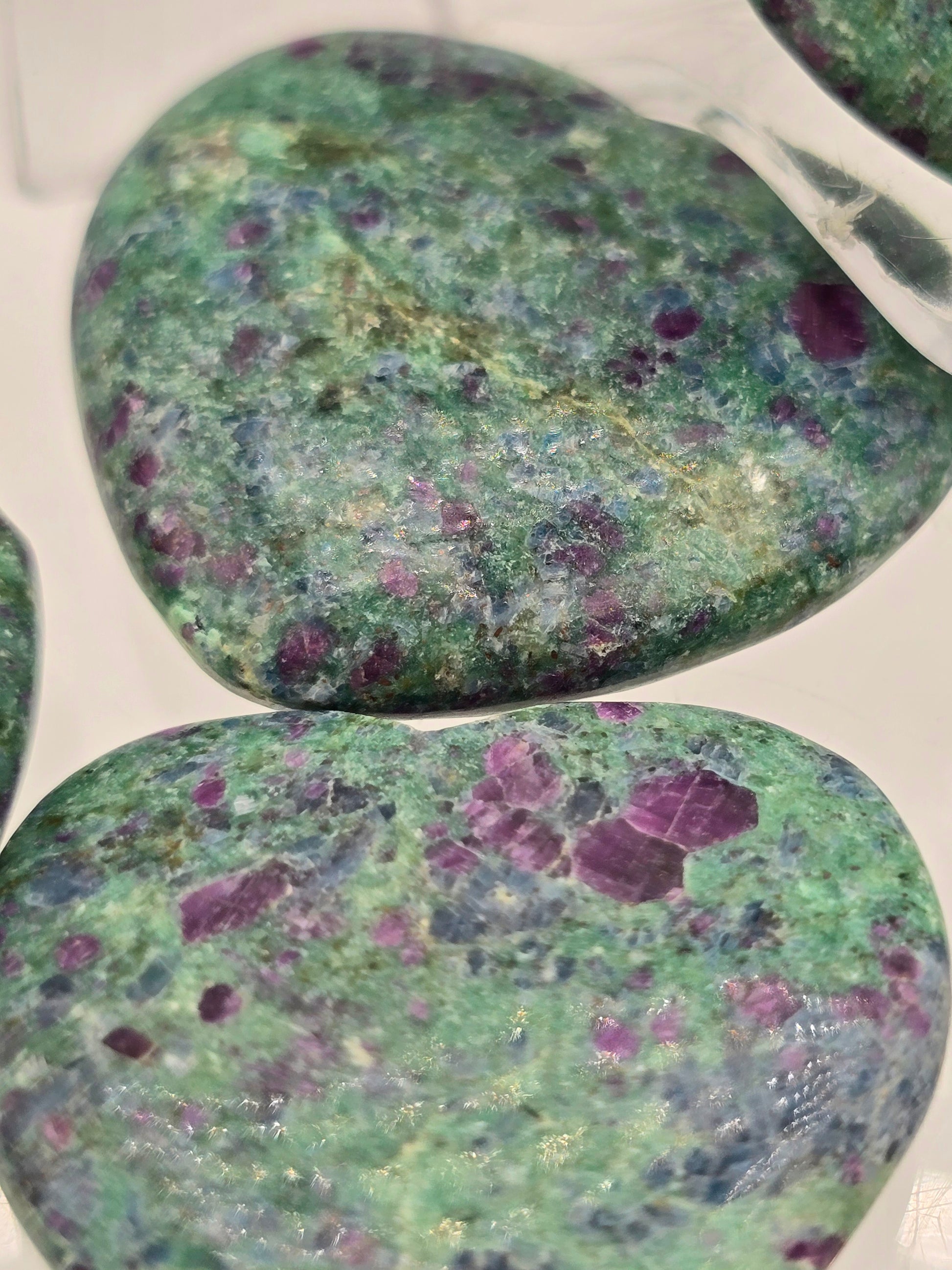 Ruby Fuschite Hearts