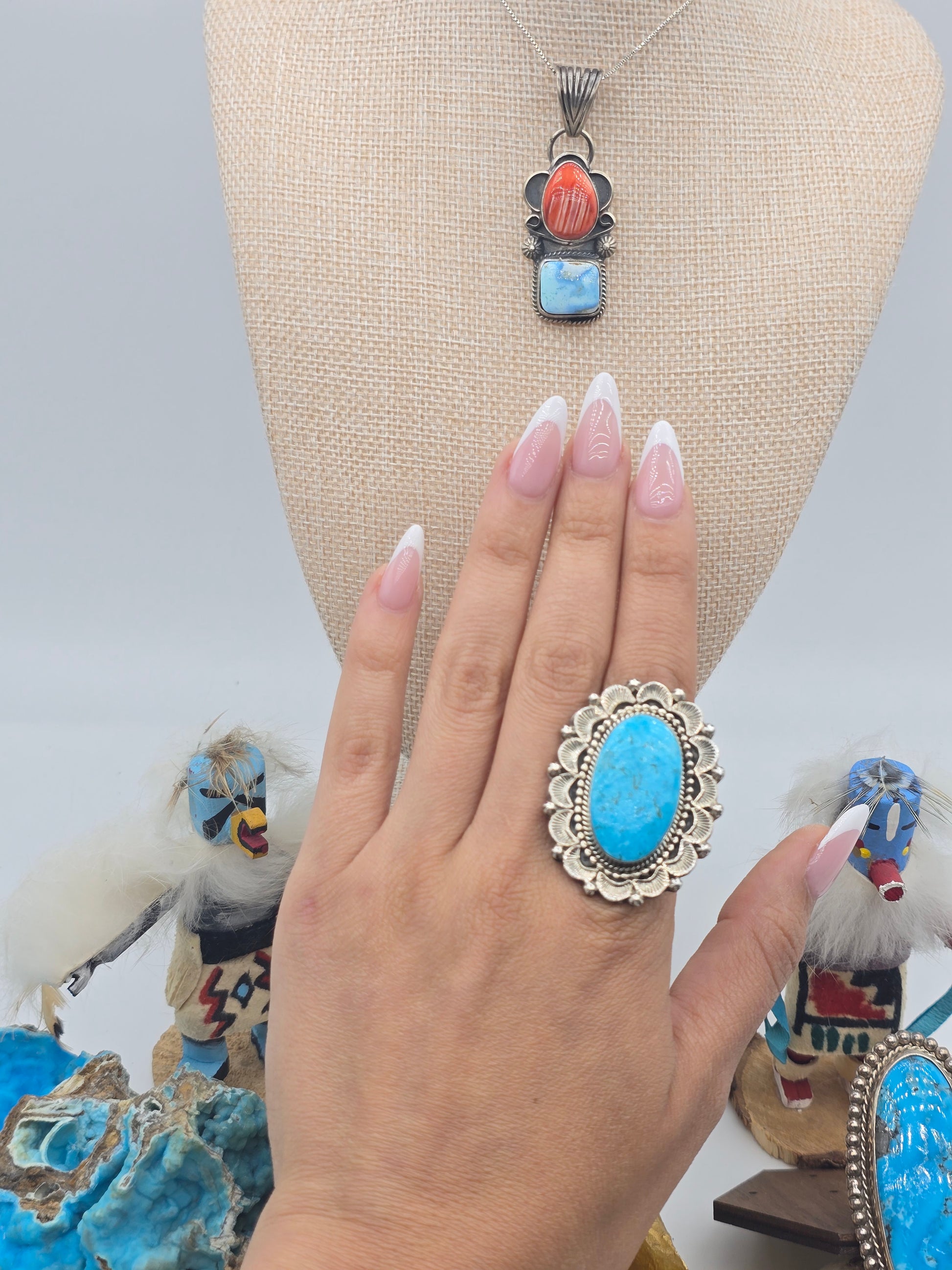 Candelaria Turquoise Rings