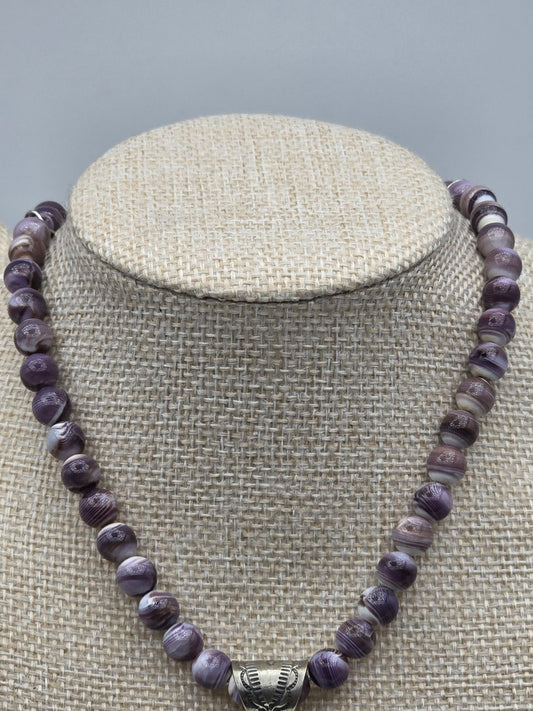 Wampum Shell Beaded Necklace