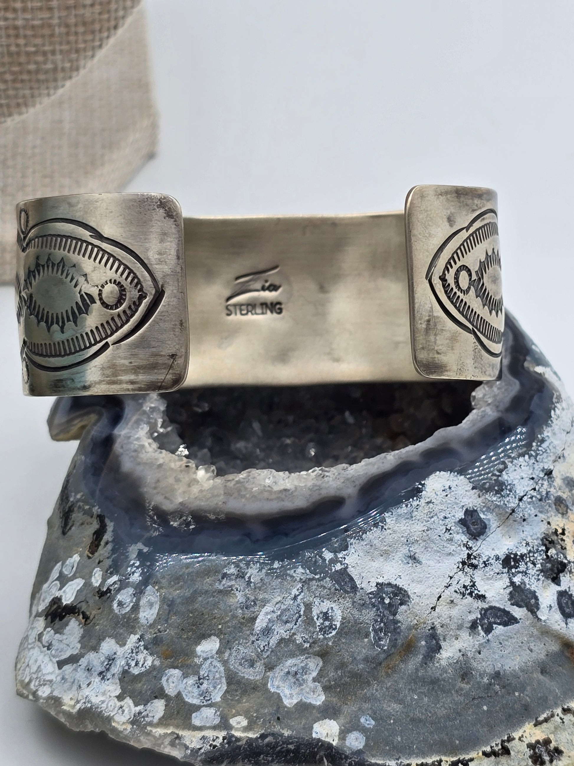 Egyptian Turquoise 6 Stone Cuff Bracelet