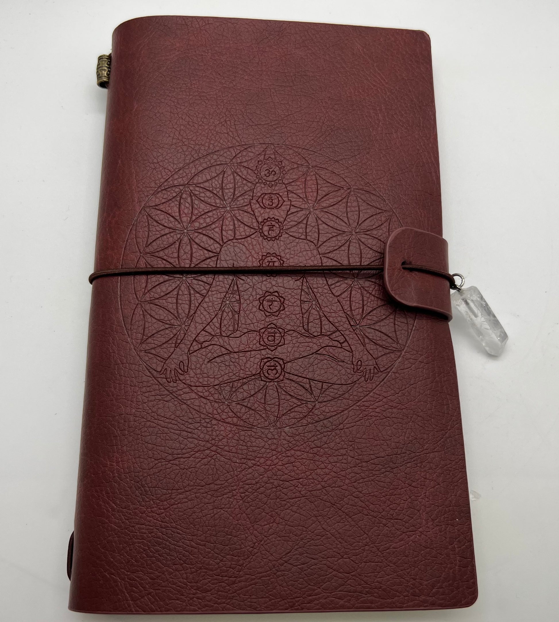 Crystal point and Leather Notebooks