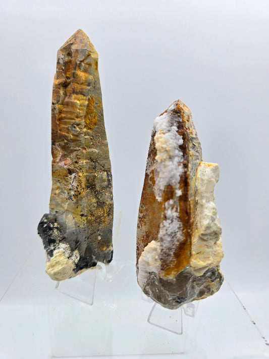 Witch Fingers Quartz Included w Black tourmaline