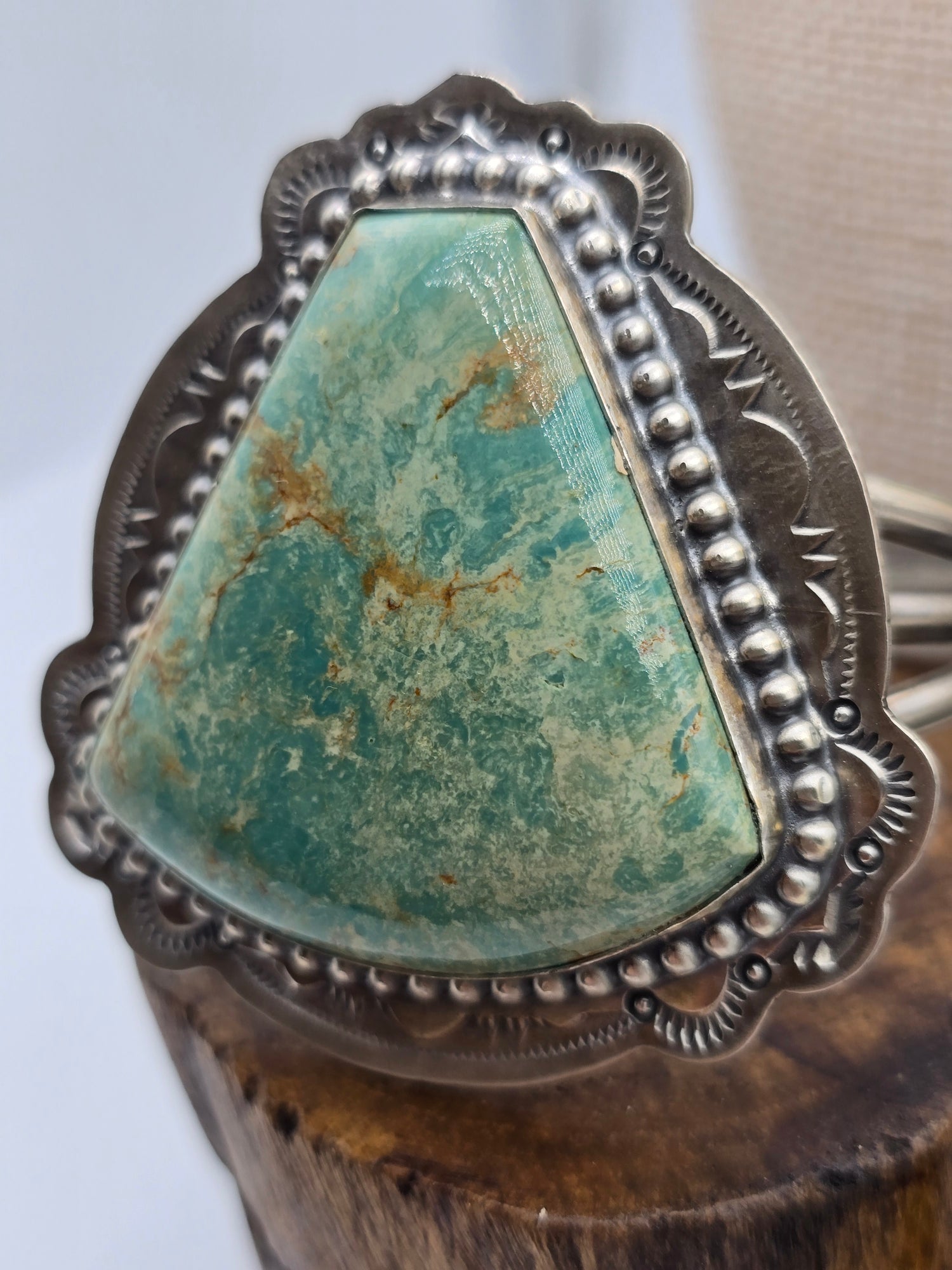 Royston Green & Blue Turquoise Cuff