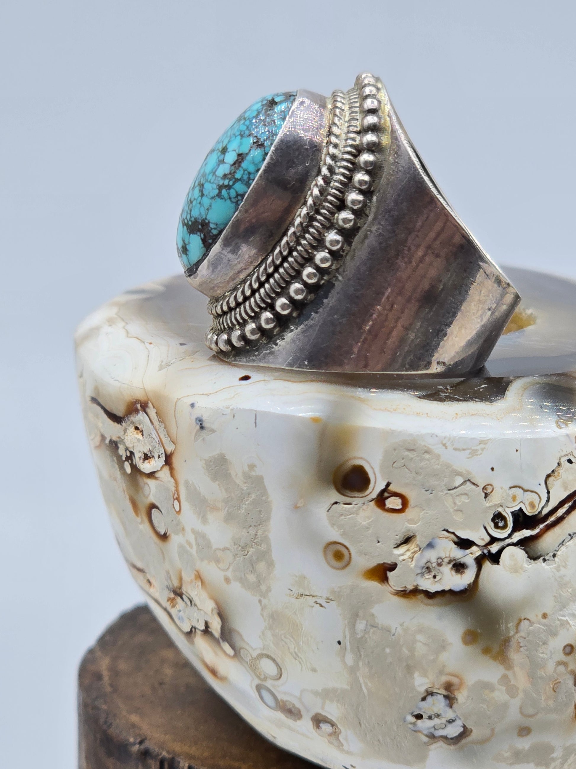 Tibetan Turquoise Silver Ring