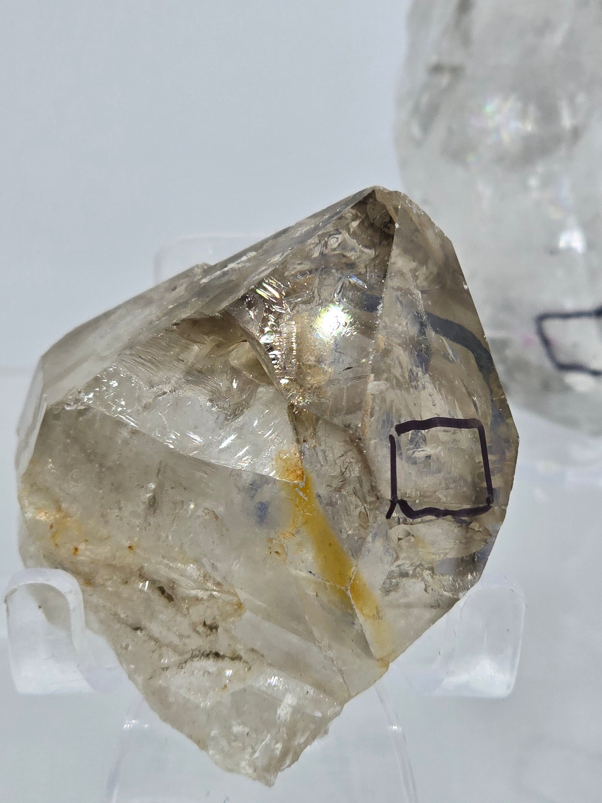 Enhydro Tibetan Himalayan Black Phantom Double Terminated Crystals