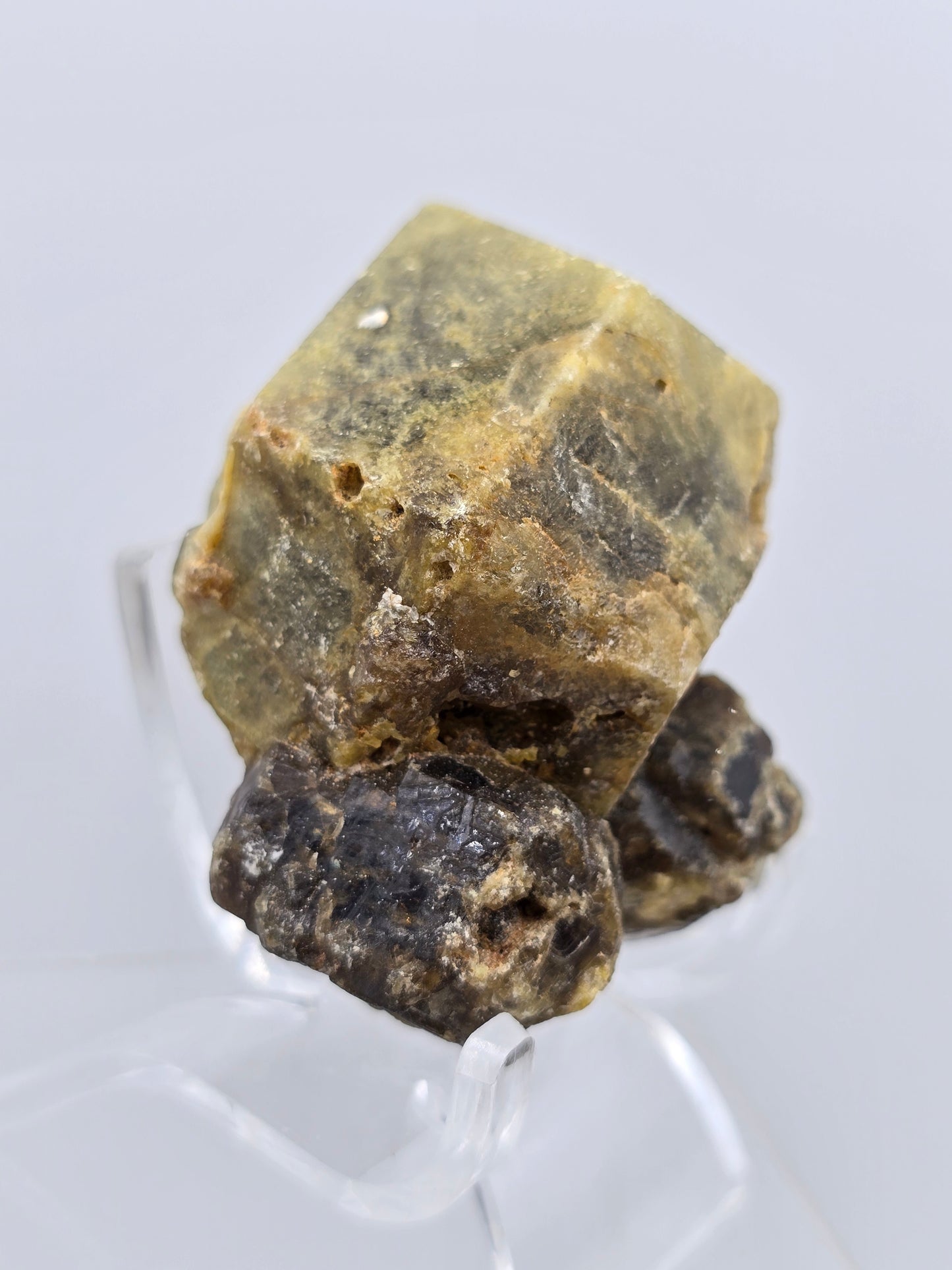 Green Garnet Dodecahedron Crystal Formations