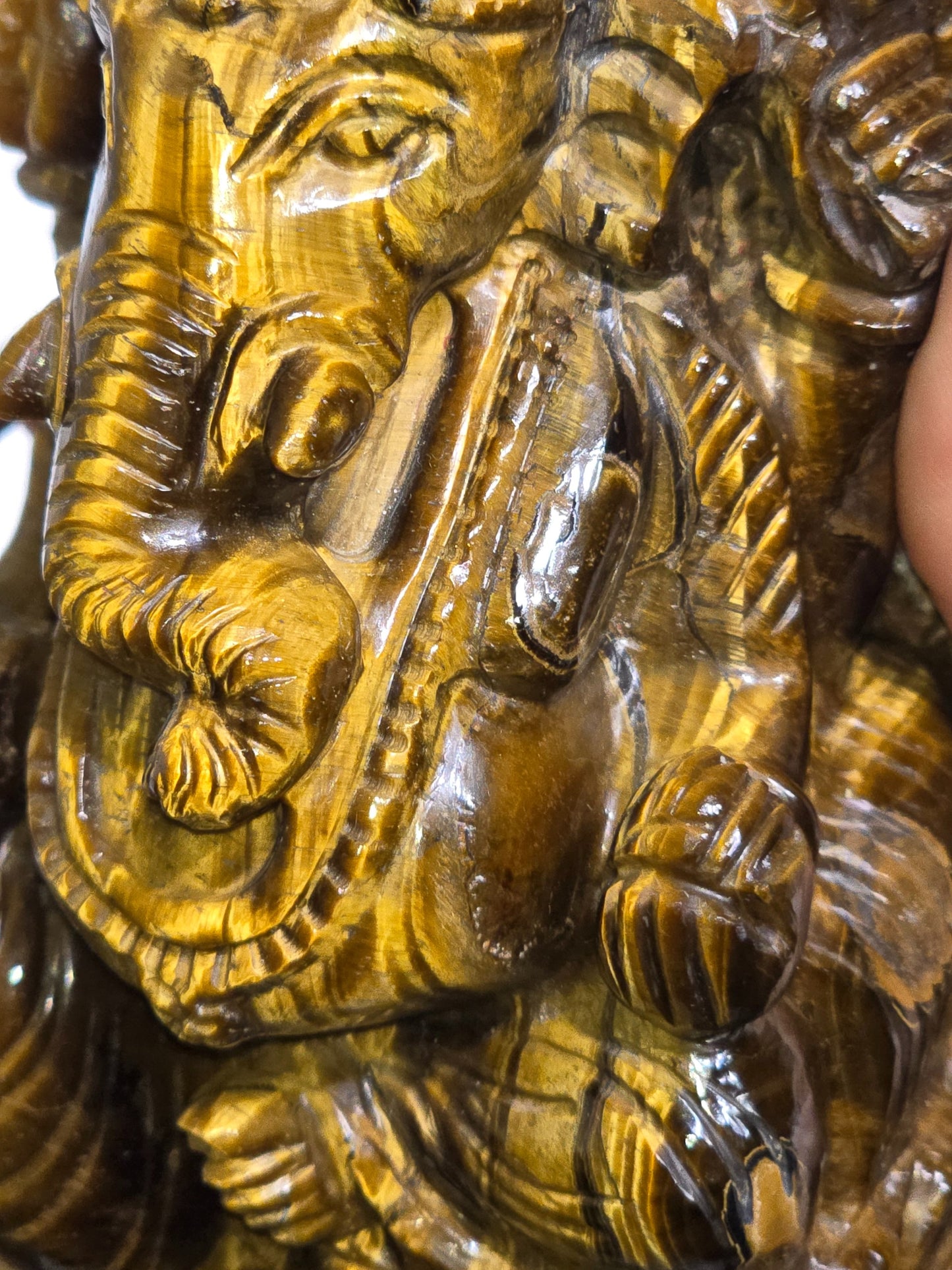 Tiger eye Ganesha Altar