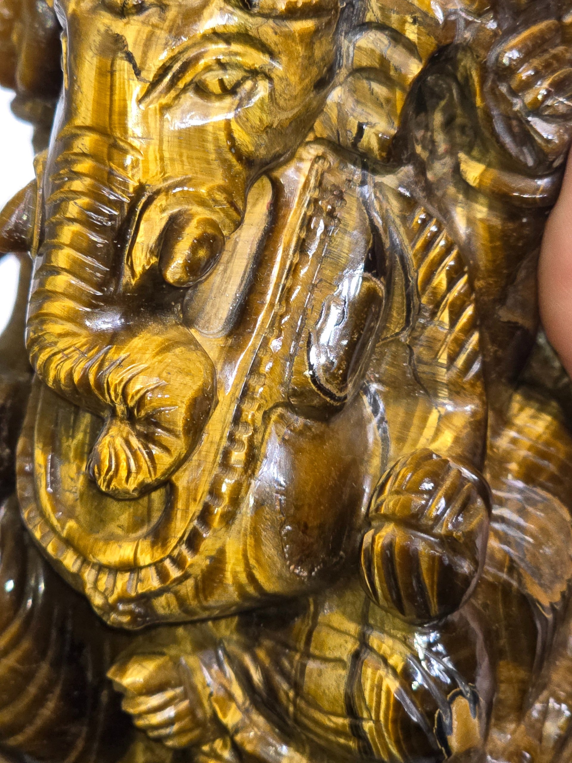 Tiger eye Ganesha Altar