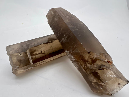 Lemurian Smokey Quartz Laser Wands
