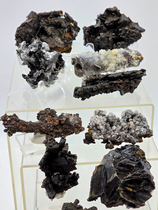 Goethite Pseudomorphs with Selenite crystals