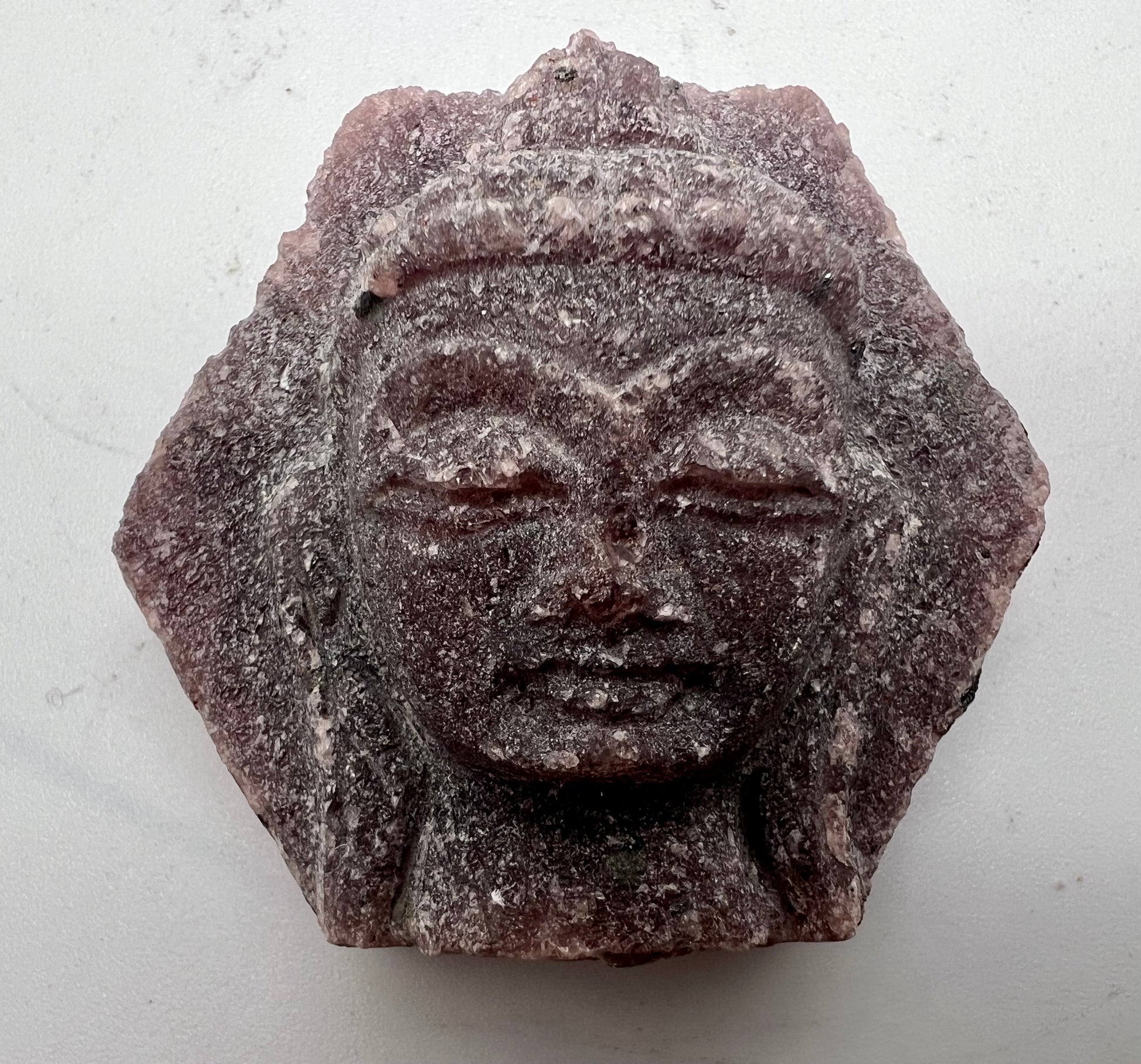 Ruby Record Keeper Etched Buddha UV reactive Talismans