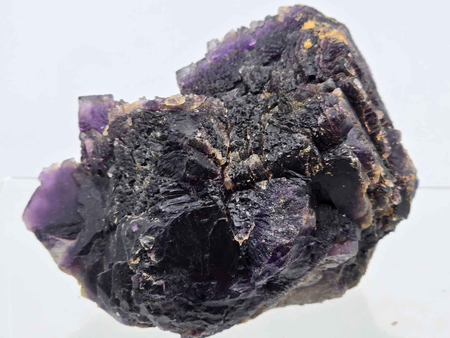 Purple & Yellow cubic Fluorite crystal formations