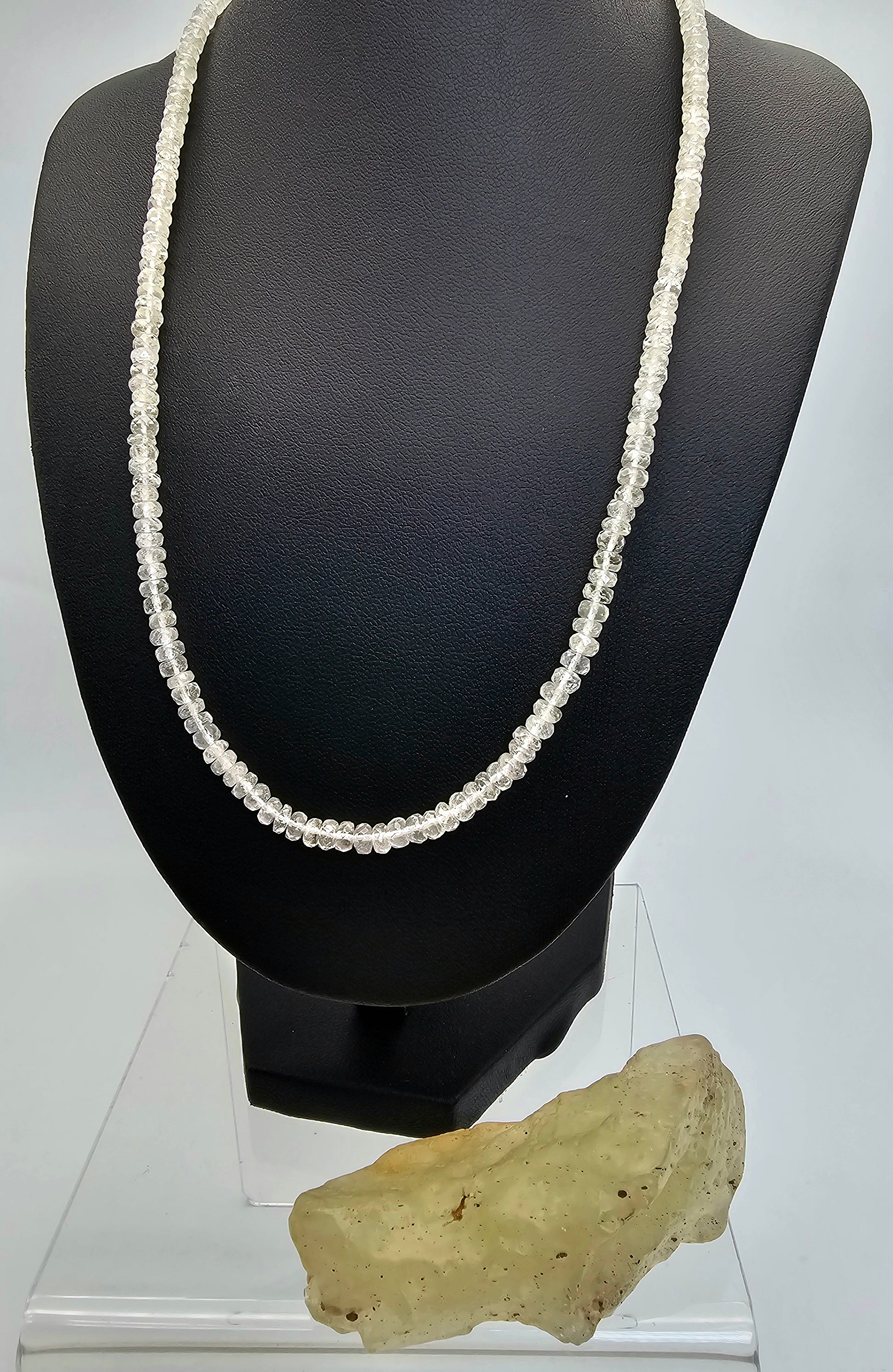 Libyan Desert Glass Faceted Necklaces