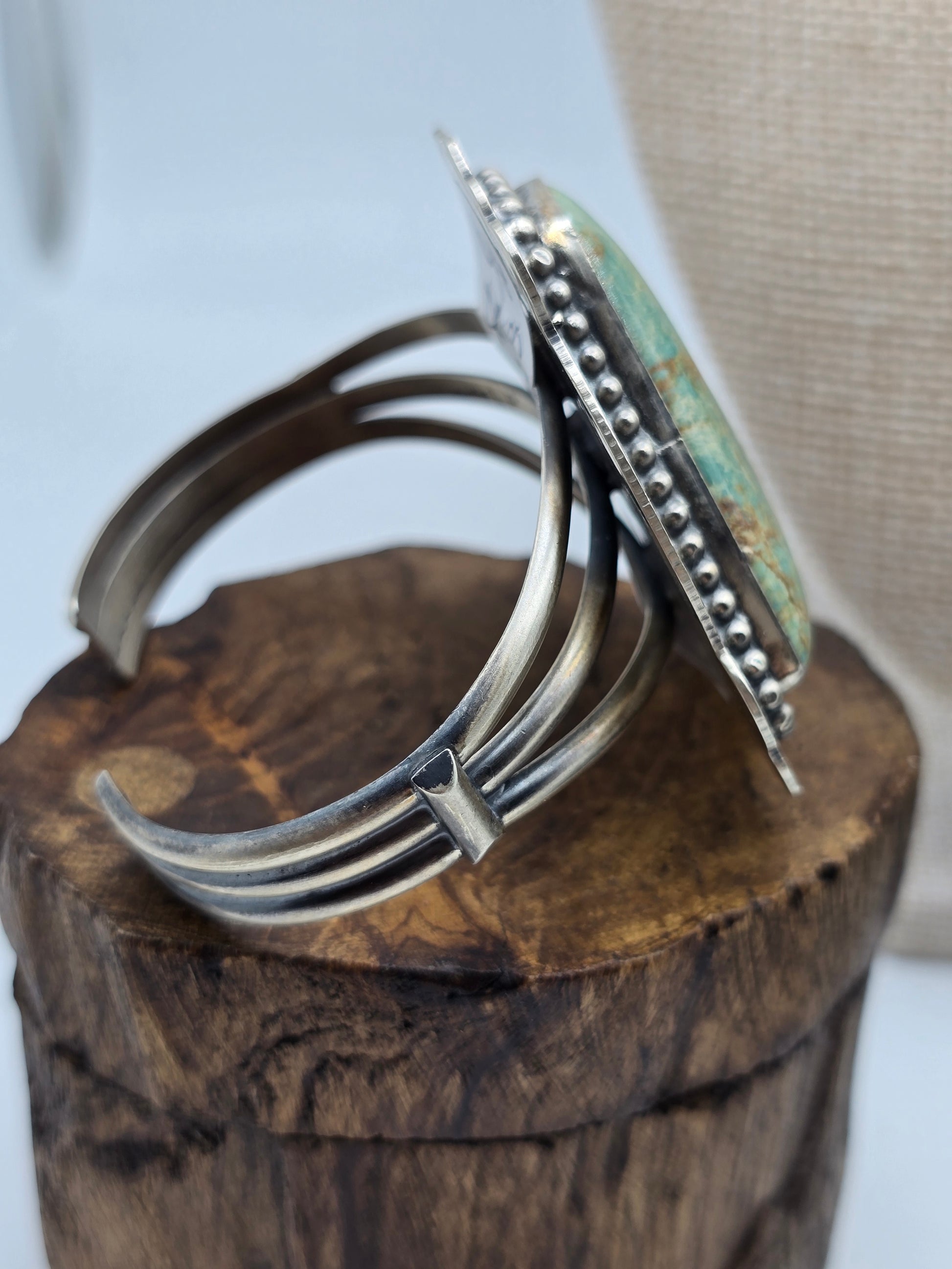 Royston Green & Blue Turquoise Cuff