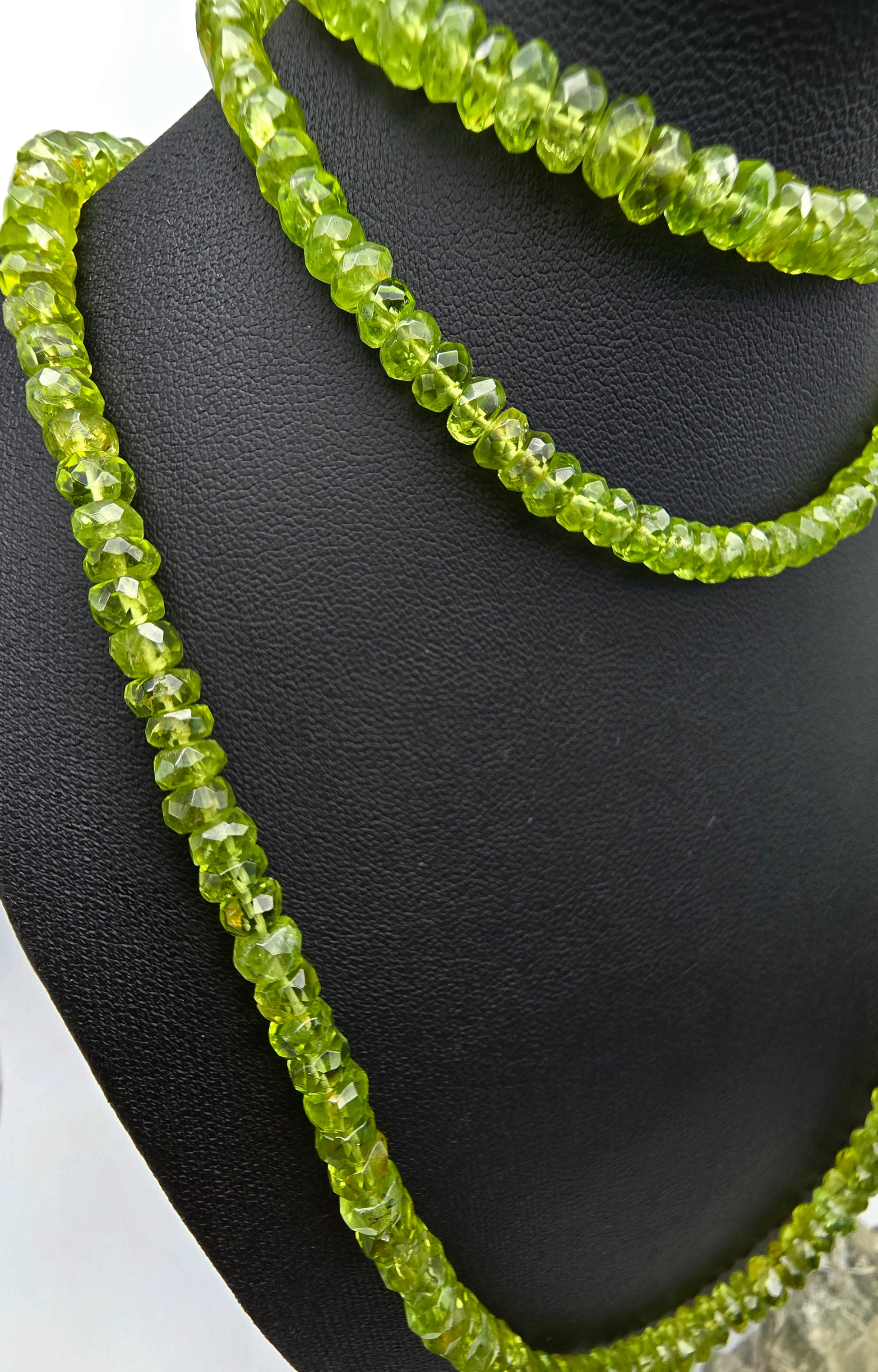 Peridot Faceted Necklace