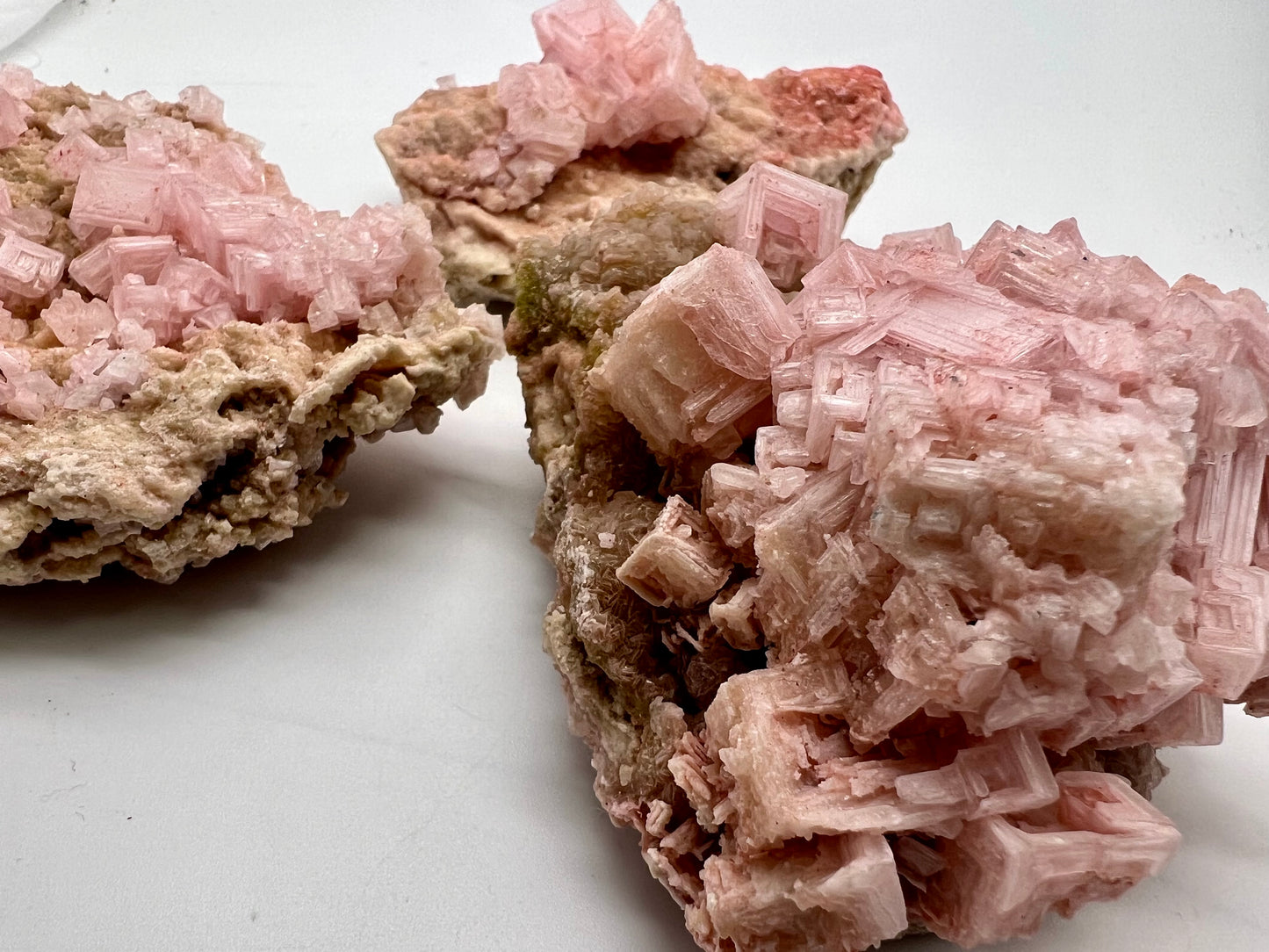 Pink Halite UV reactive unique formation specimens