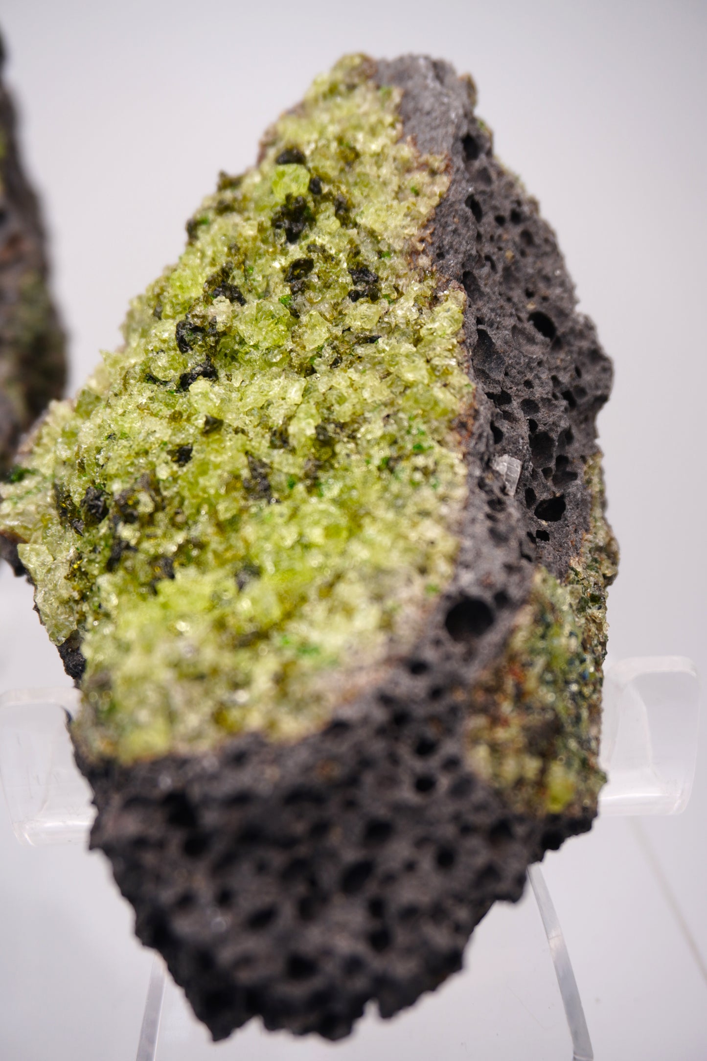 Peridot in the matrix formations