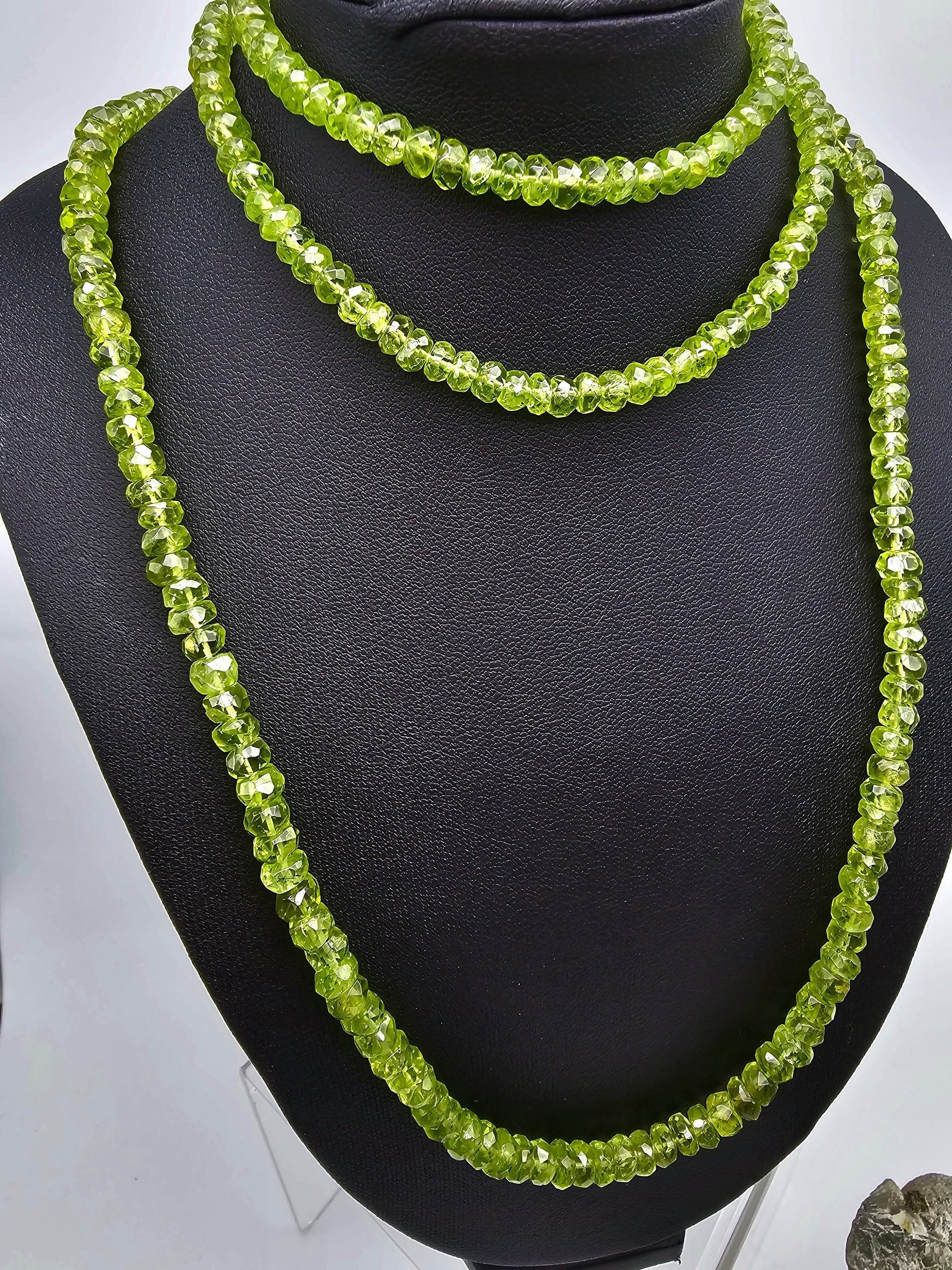 Peridot Faceted Necklace