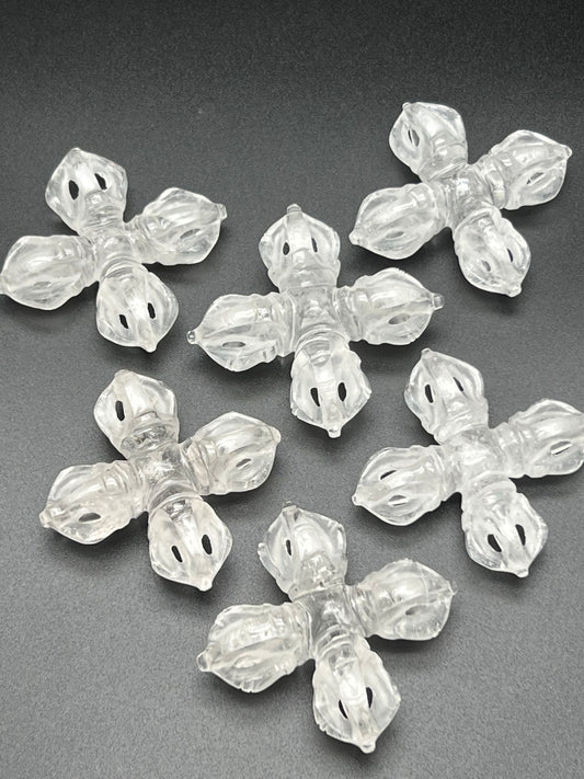 Himalayan Quartz Crystal double dorje