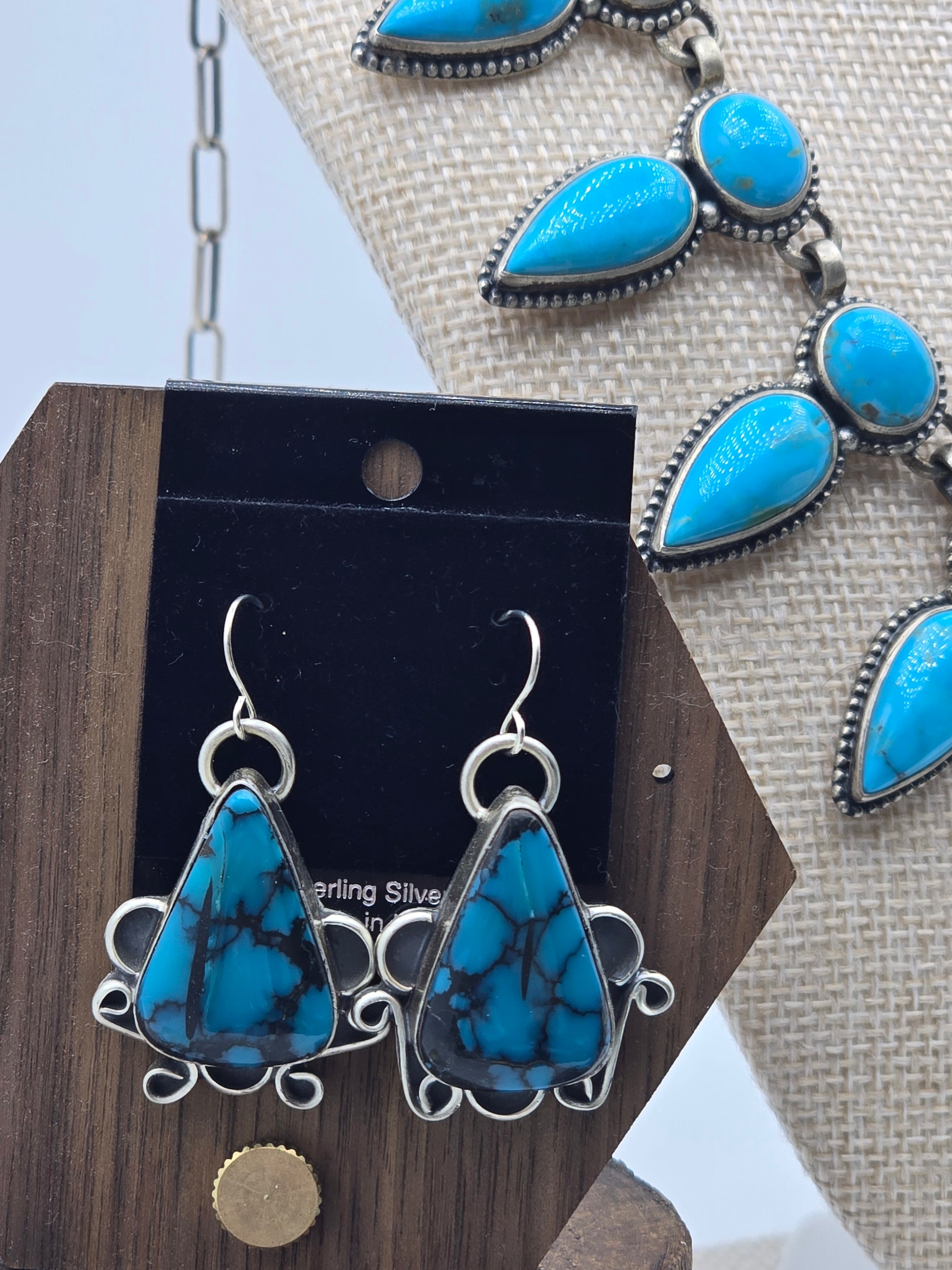 Royston Turquoise Dangle earrings