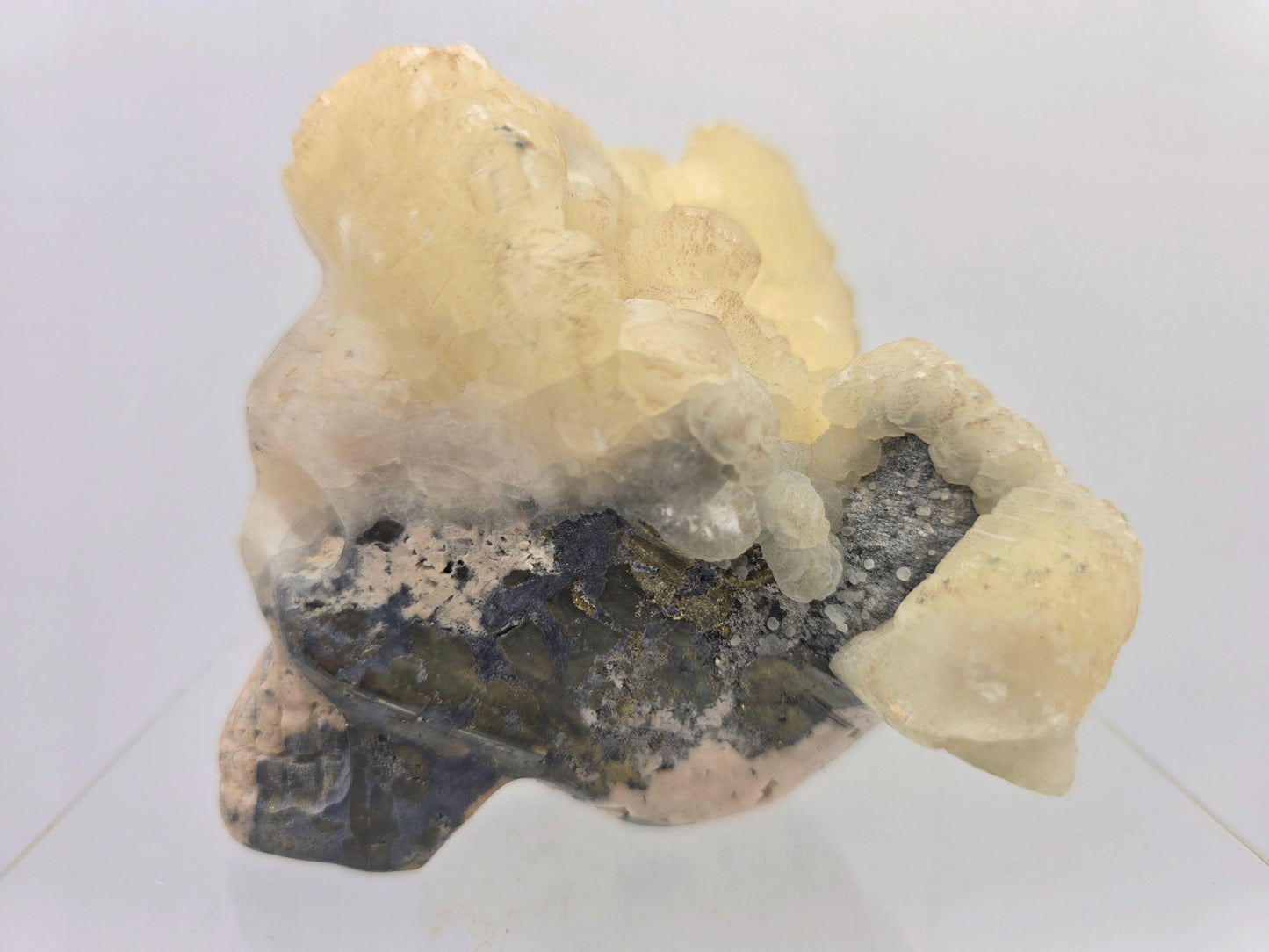 Calcite cluster Skull