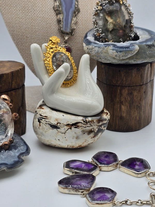 Trapiche Amethyst Bracelet