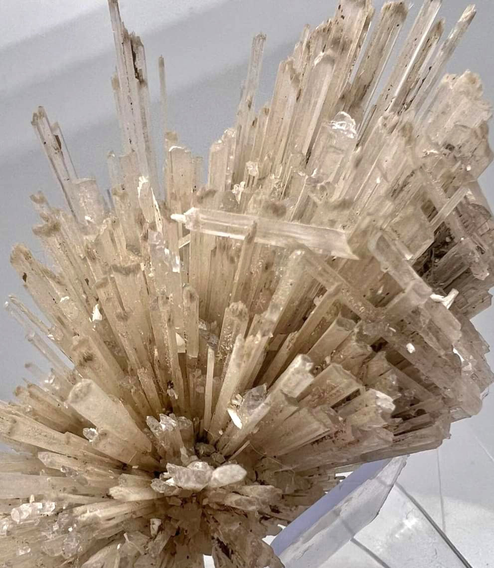 Mesolite Crystalline Cluster