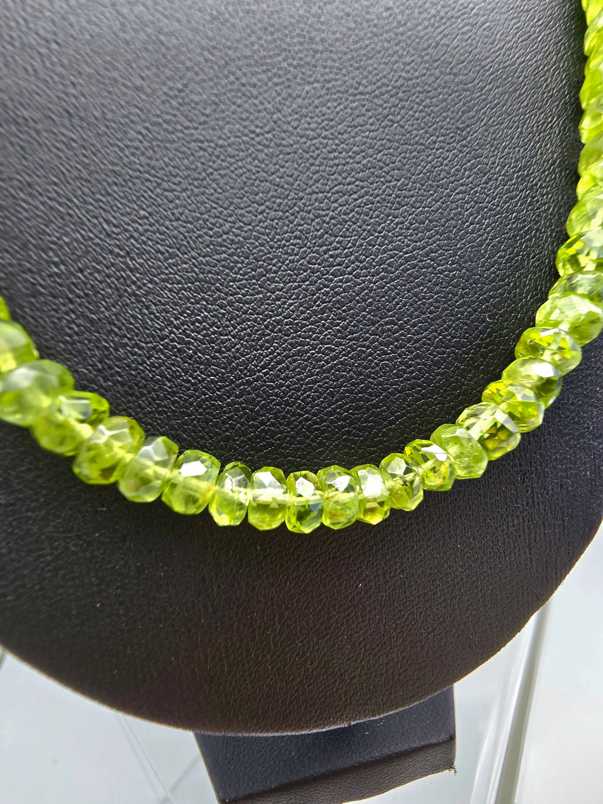 Peridot Faceted Necklace