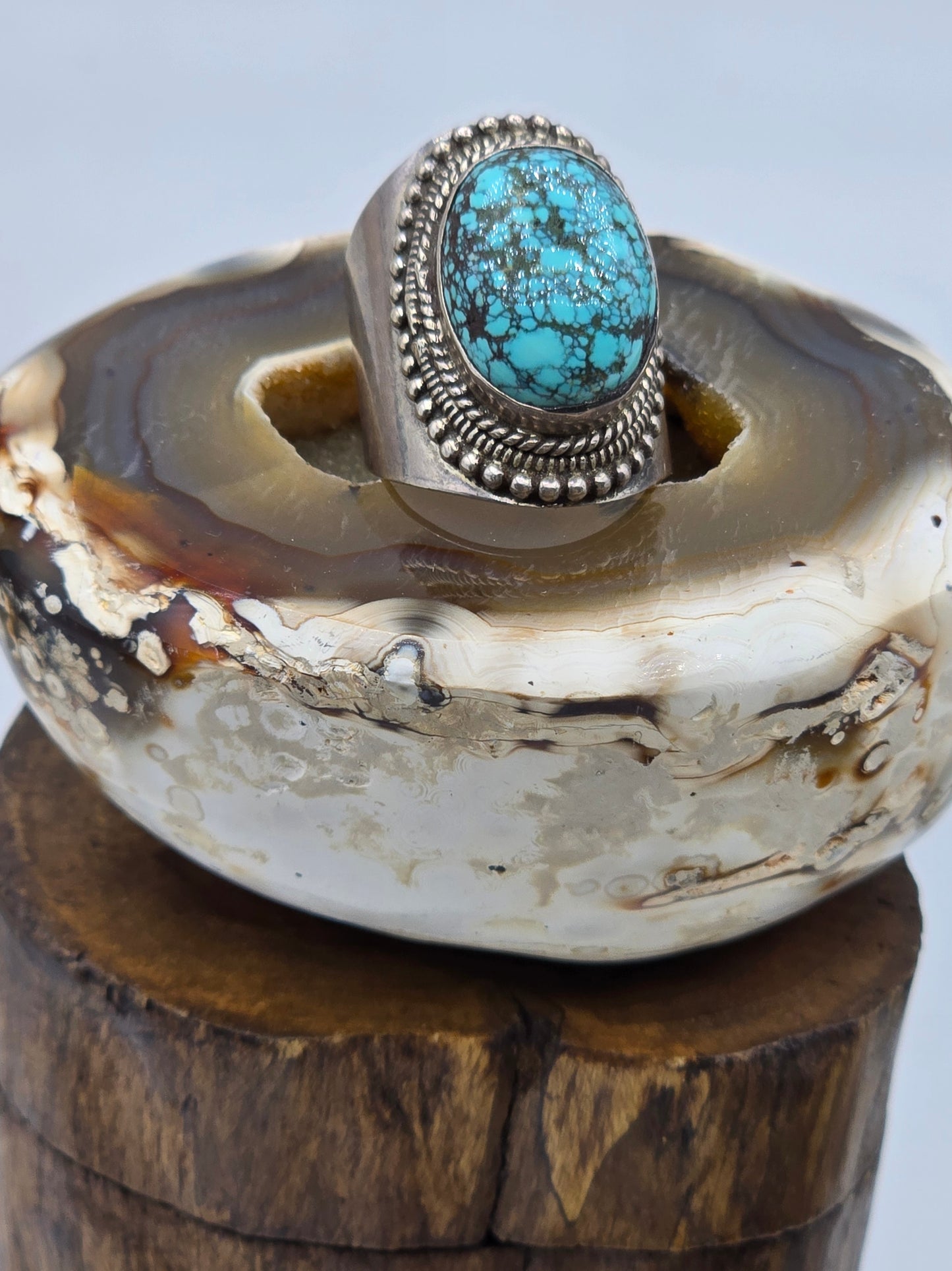 Tibetan Turquoise Silver Ring