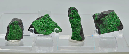 Uvarovite Green Garnet on the matrix