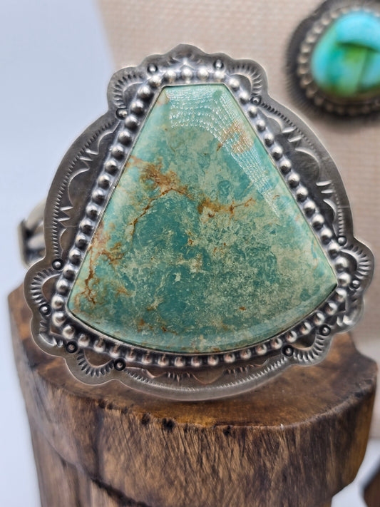 Royston Green & Blue Turquoise Cuff