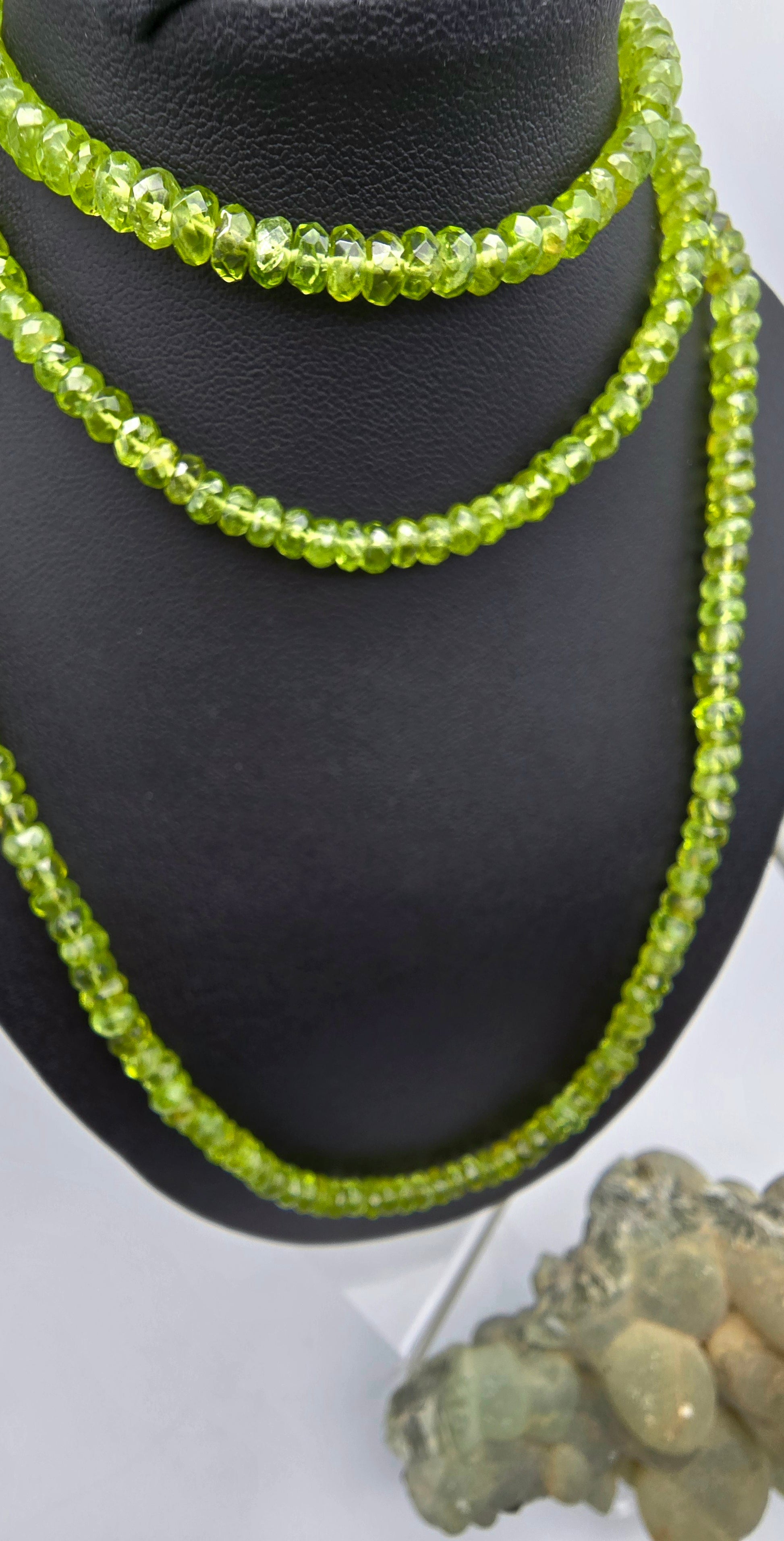Peridot Faceted Necklace