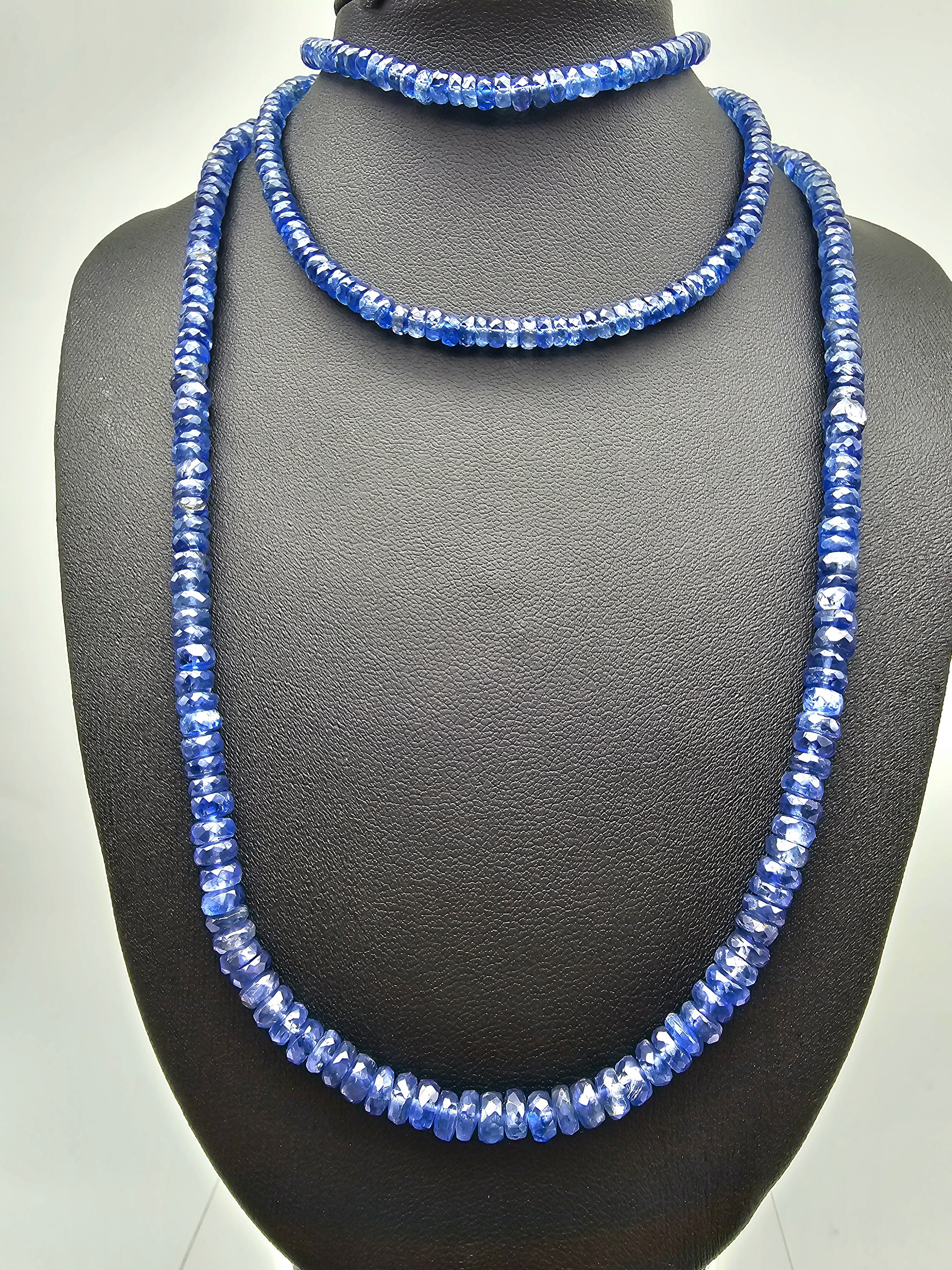 Kyanite Blue Faceted Necklace