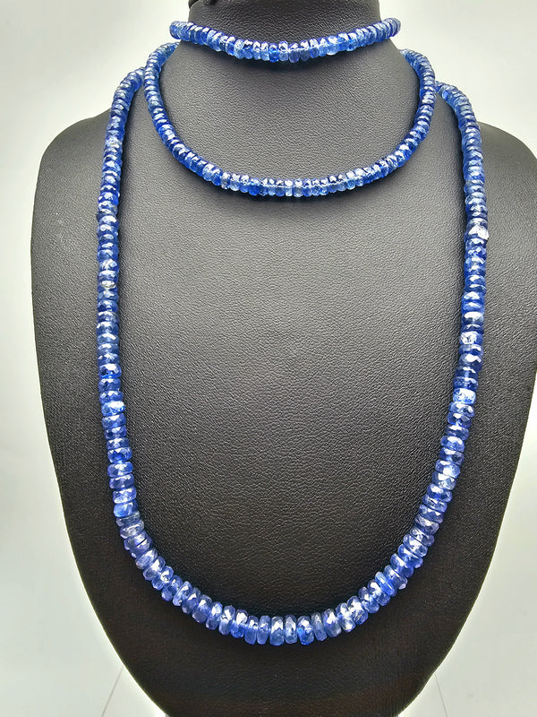 Kyanite Blue Faceted Necklace