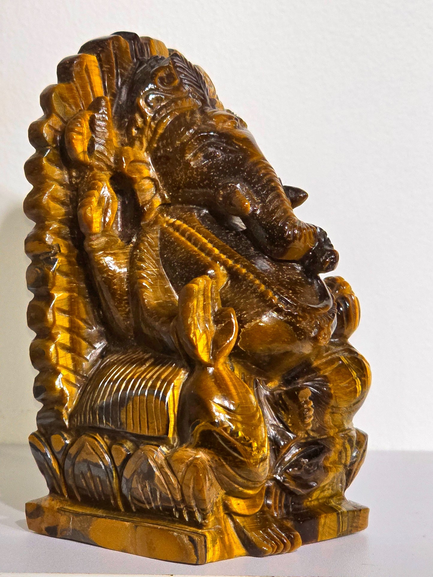 Tiger eye Ganesha Altar