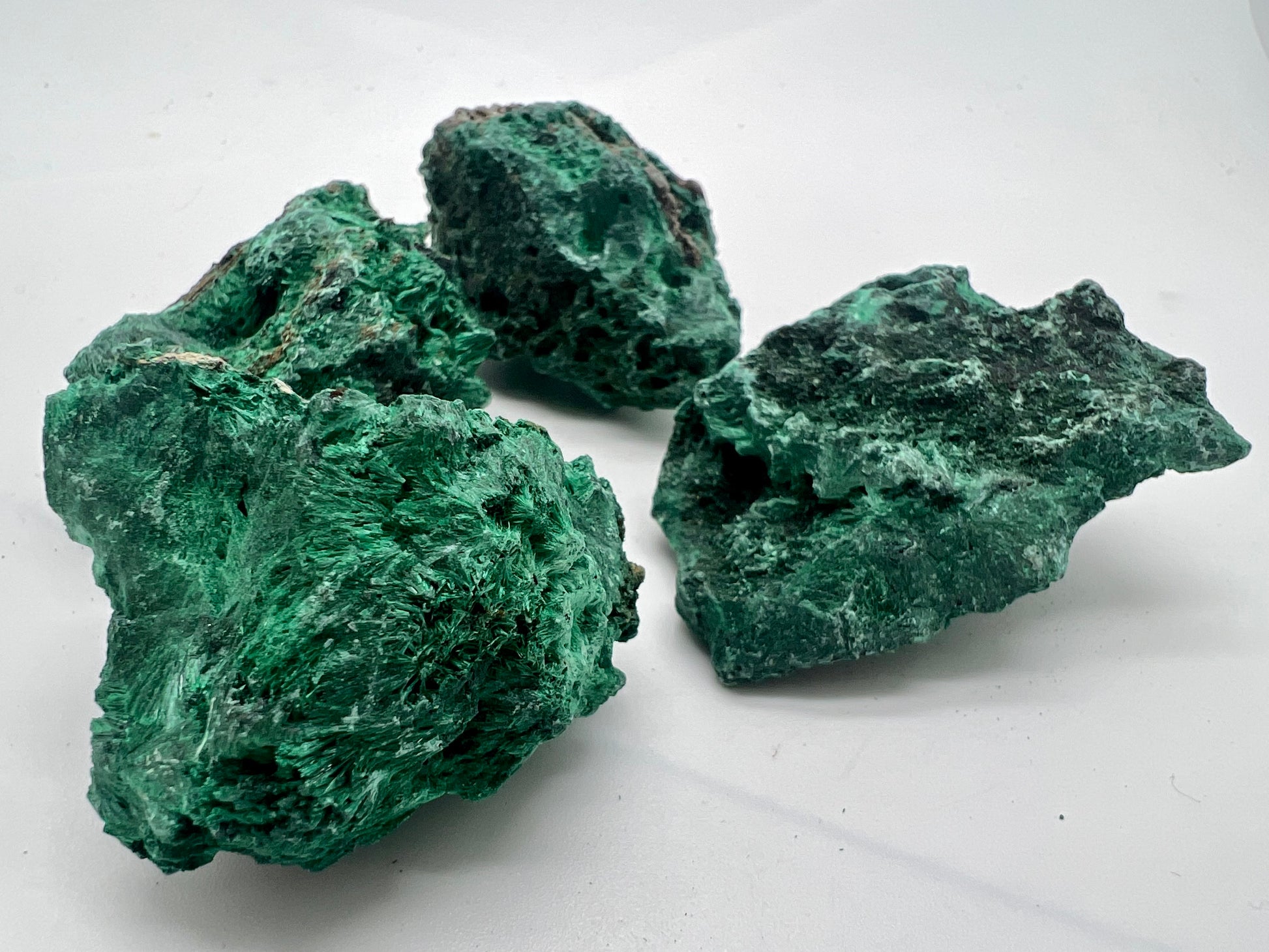 Malachite Fibrous Specimens